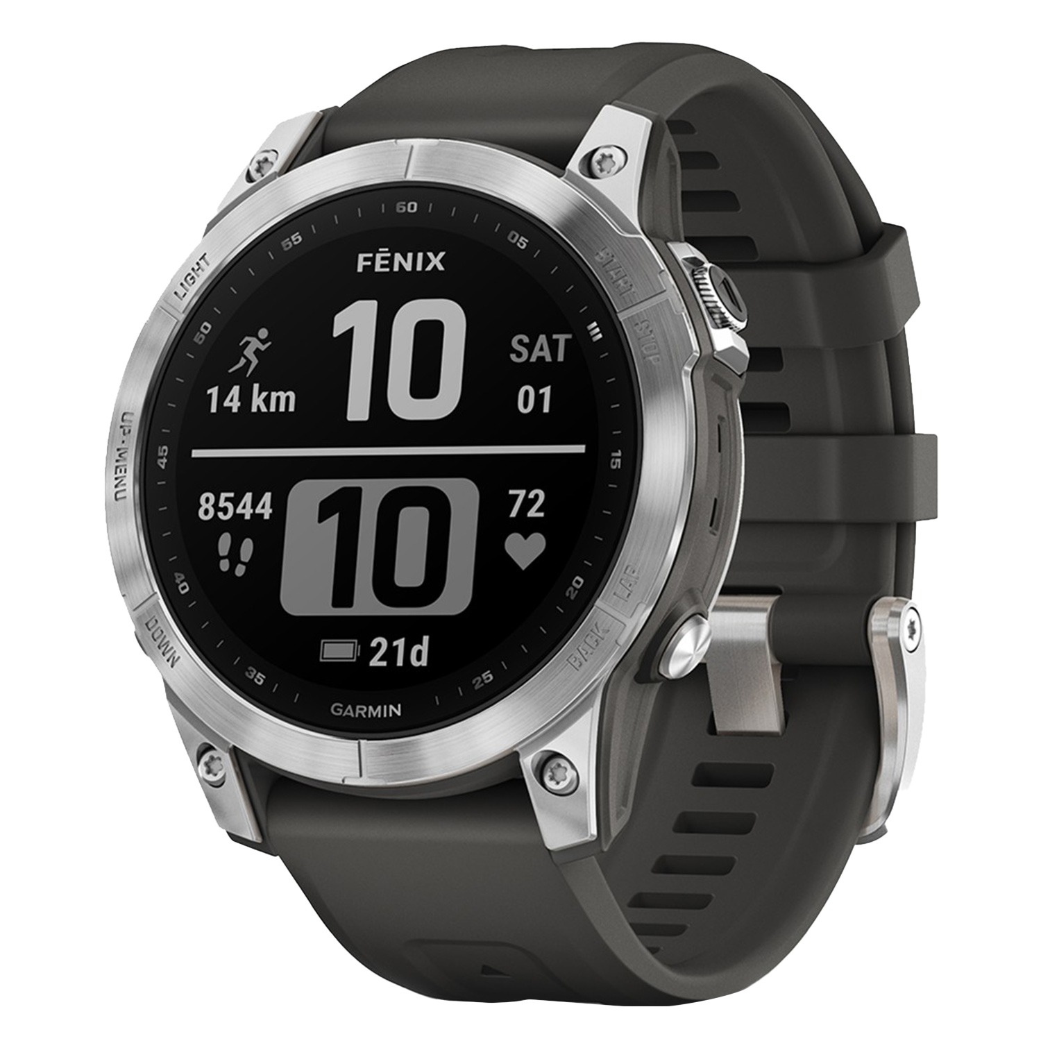 Часы Garmin Fenix 7 47мм Серебристый