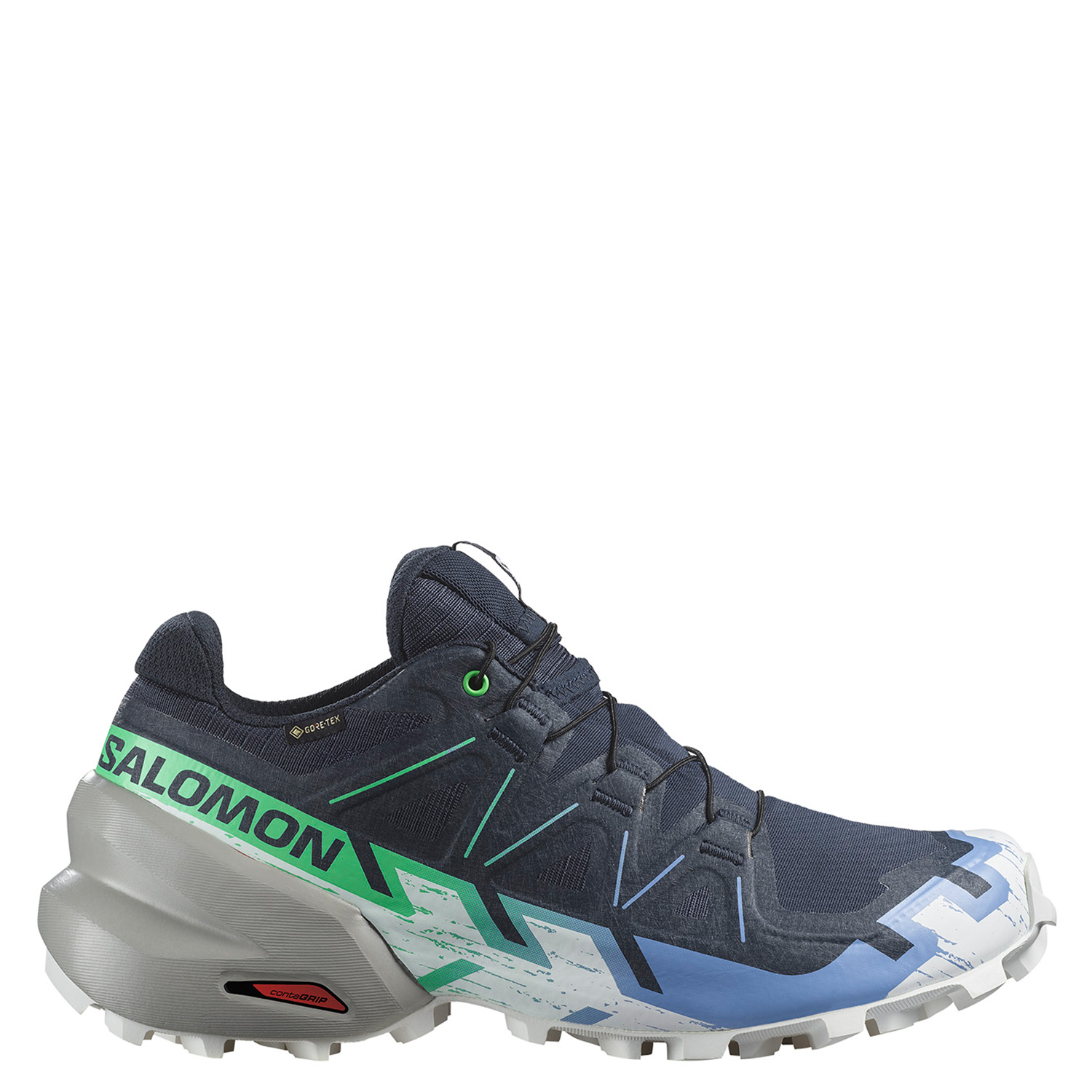 Кроссовки SALOMON Speedcross 6 GTX Carbon/Provence/White