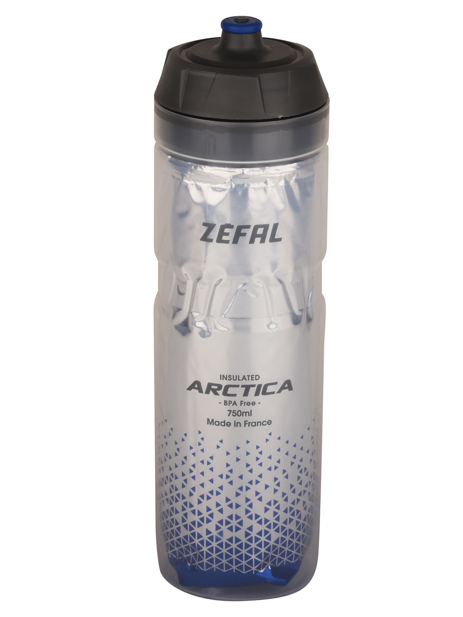 Фляга Zefal Arctica 75 Bottle Silver/Blue – купить по цене 1290 руб,  магазин «Кант»