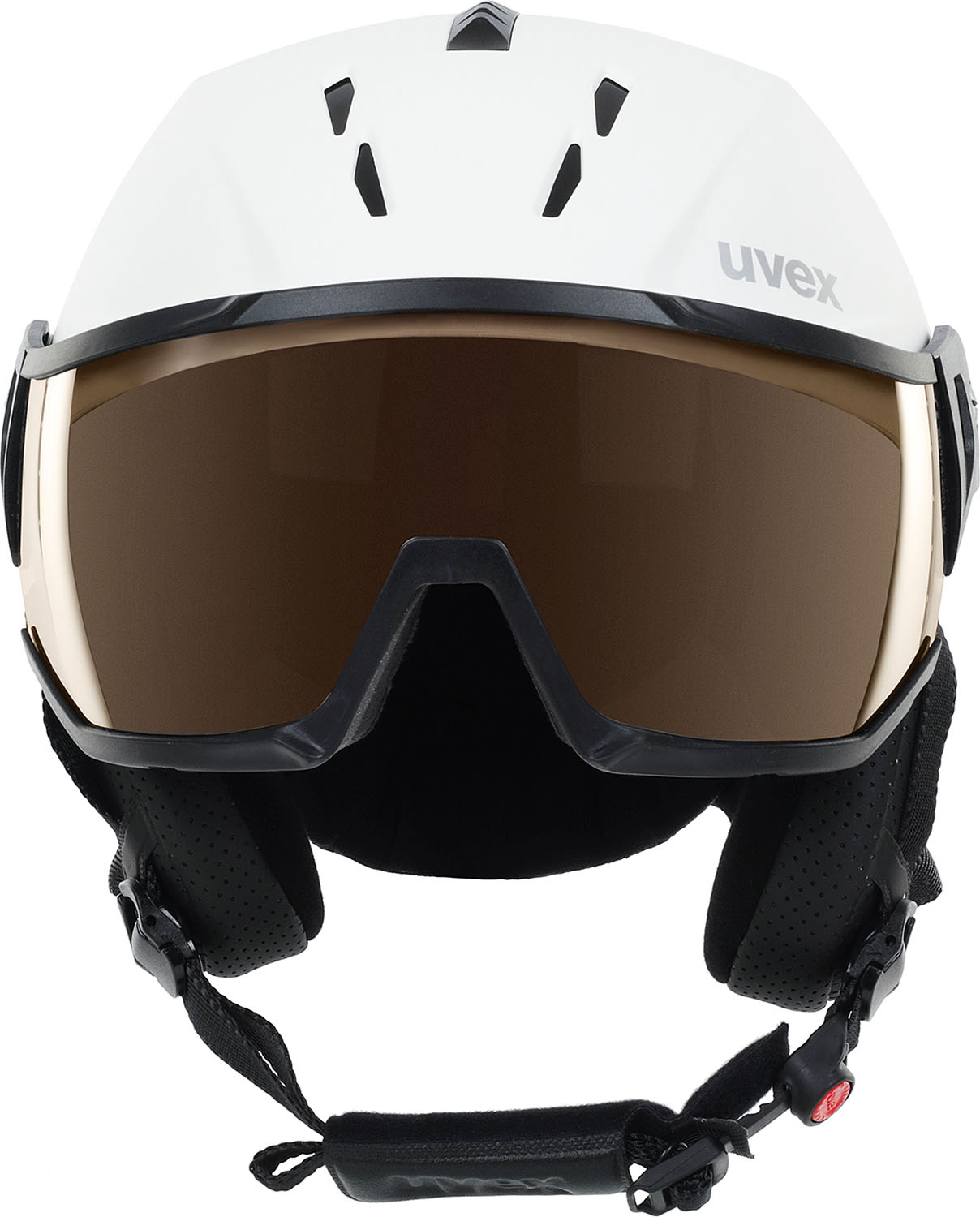 Шлем с визором UVEX Instinct Visor White-Black Matt