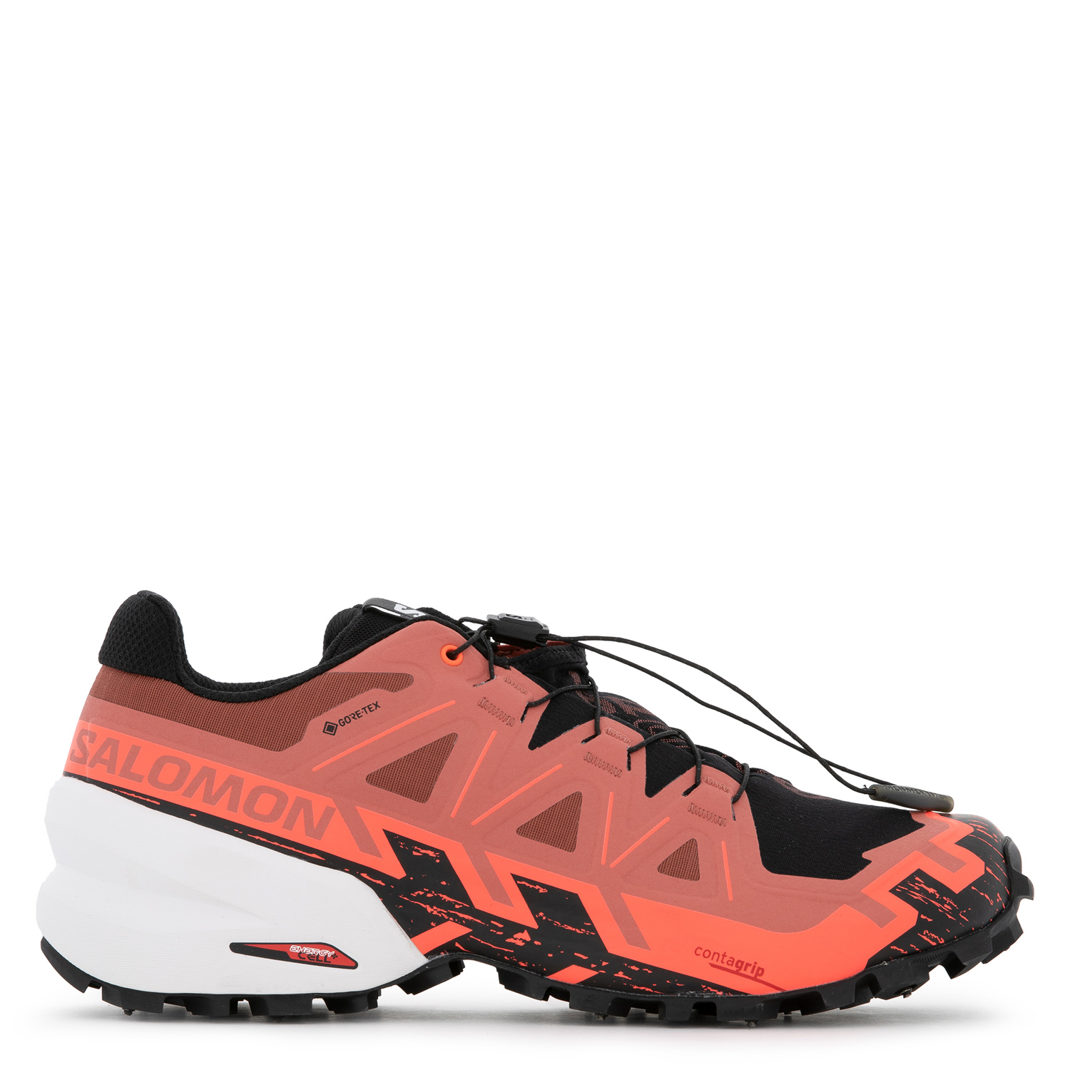 Кроссовки SALOMON Spikecross 6 GTX Cow Hide/Black/Coral