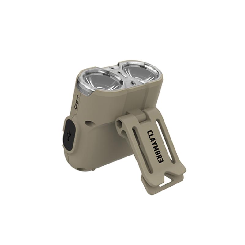 Claymore Capon 120H Rechargeable Cap Light Tan