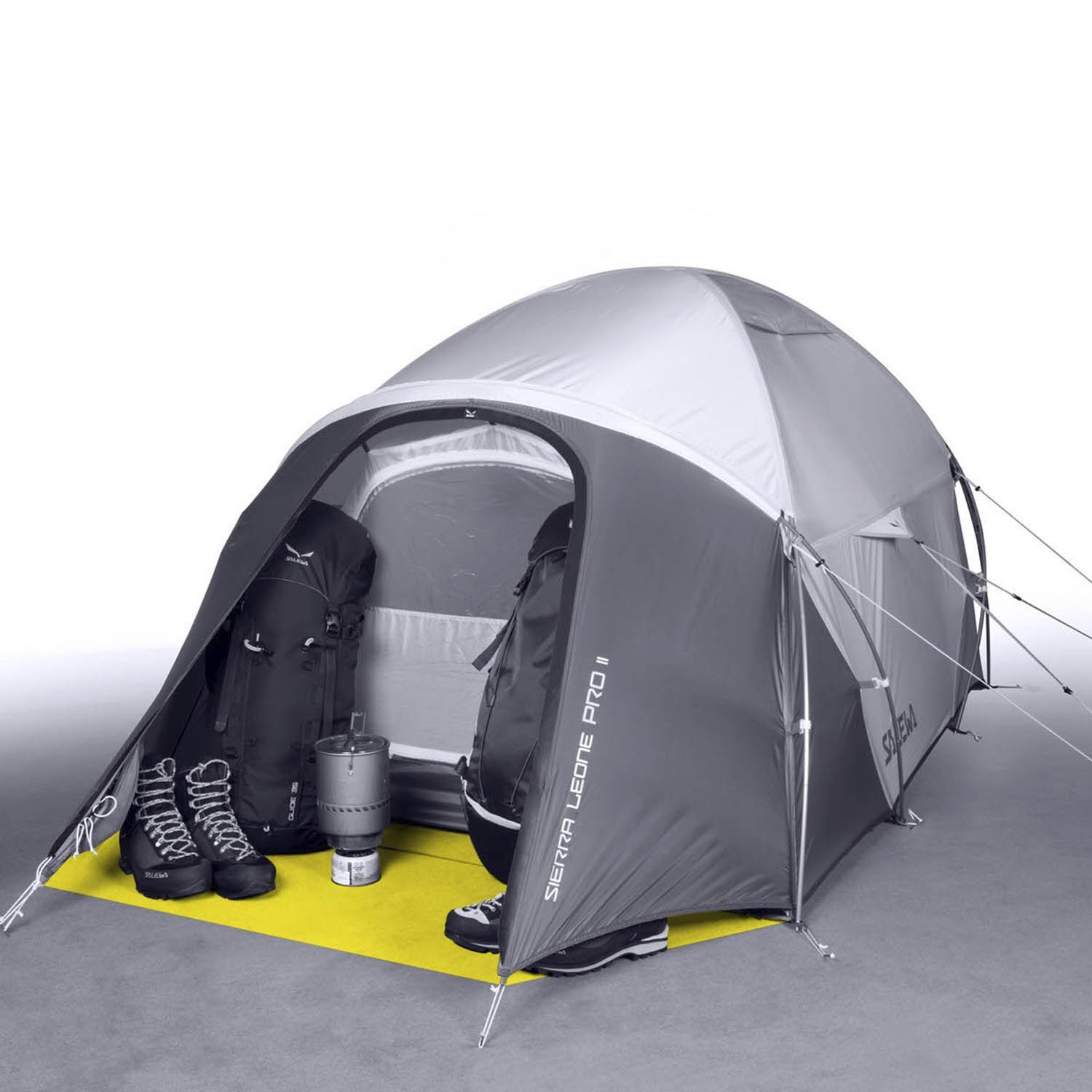 Палатка Salewa Sierra Leone II Tent Lightgrey/Cactus