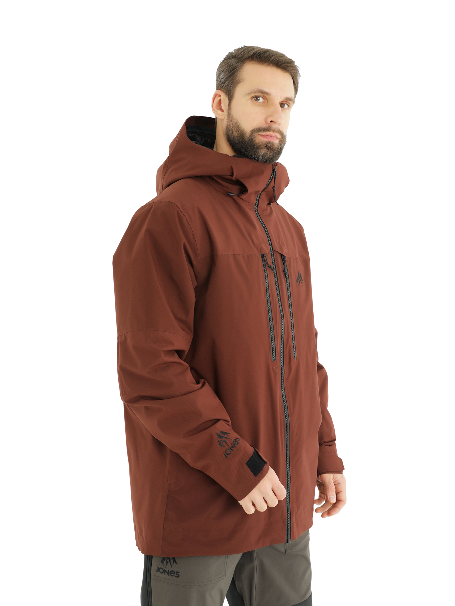 Куртка сноубордическая Jones Mountain Surf Parka Vulcan Red