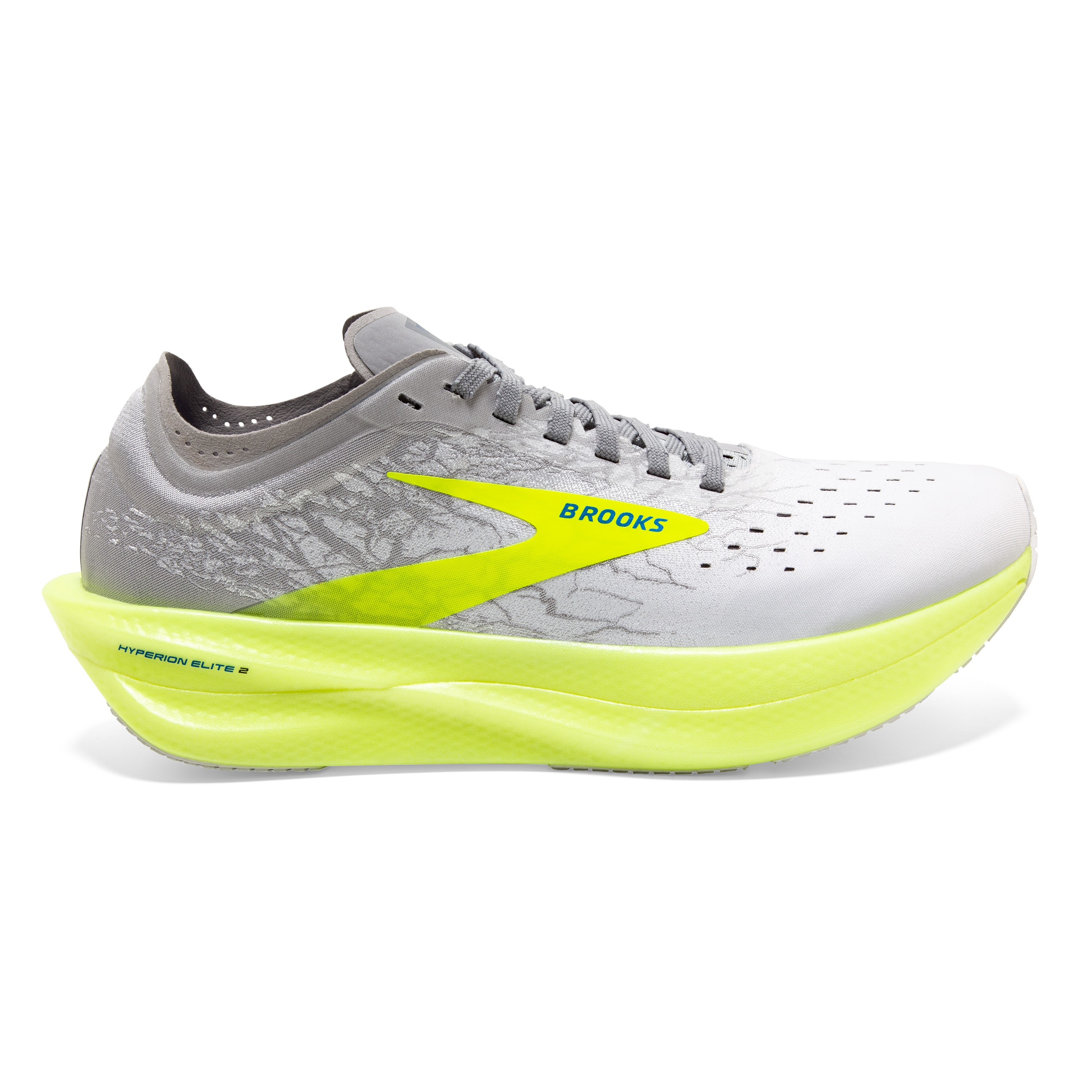 BROOKS Hyperion Elite 2 White Silver Nightlife