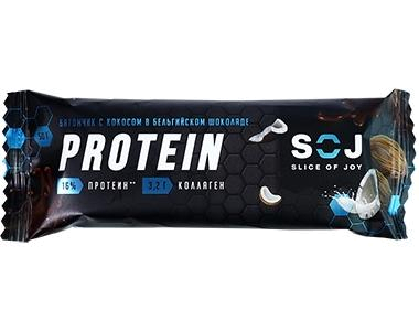 Батончик SOJ протеиновый Protein со вкусом кокоса 50 г