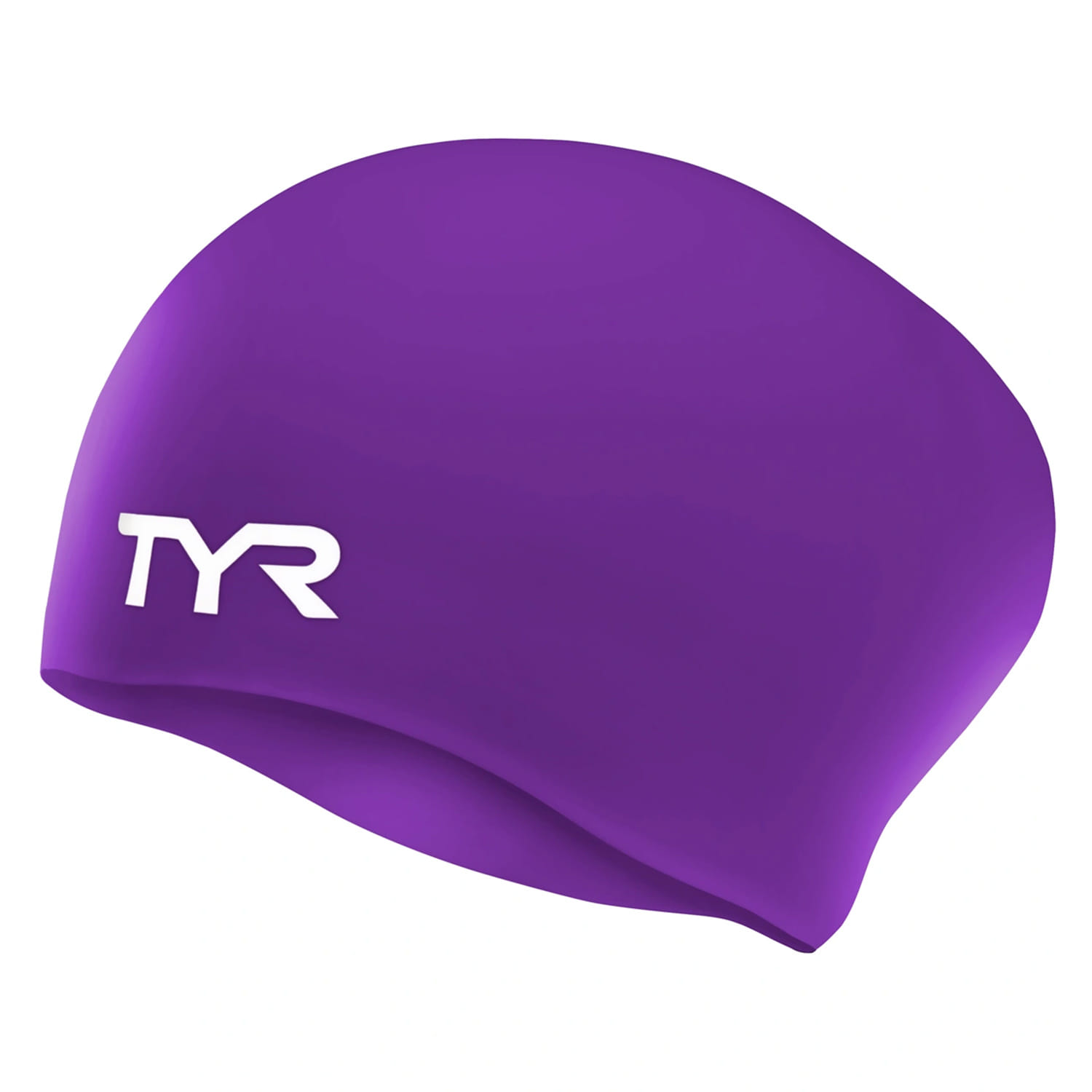 Шапочка для плавания TYR Long Hair Wrinkle-Free Silicone Cap Фиолетовый