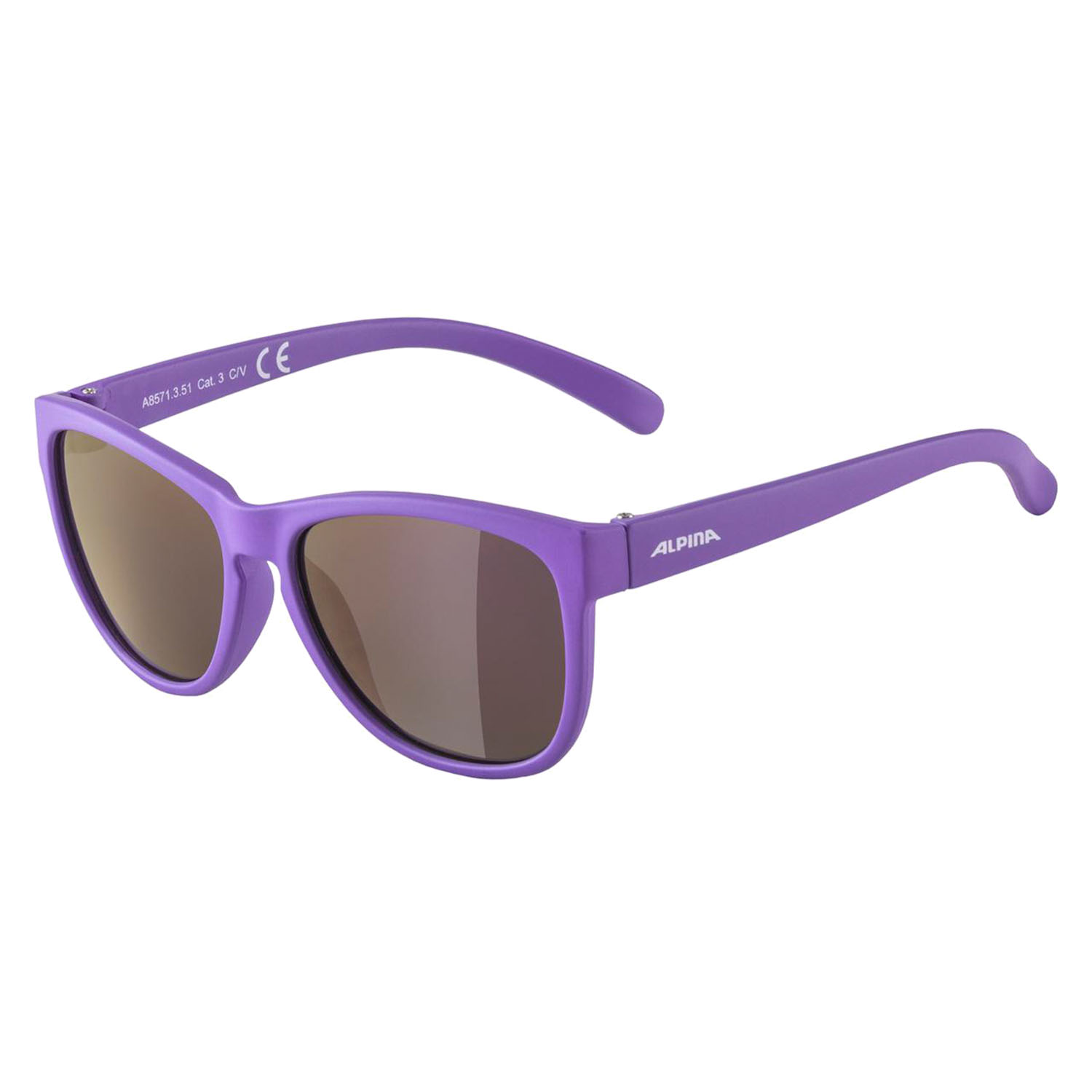 Очки солнцезащитные ALPINA Luzy Purple Matt/Purple Mirror Cat. 3