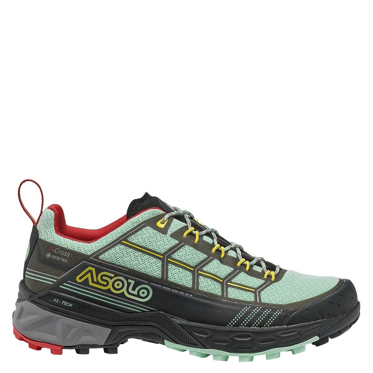 Asolo Backbone GTX ML Brook Green Black Fire Red