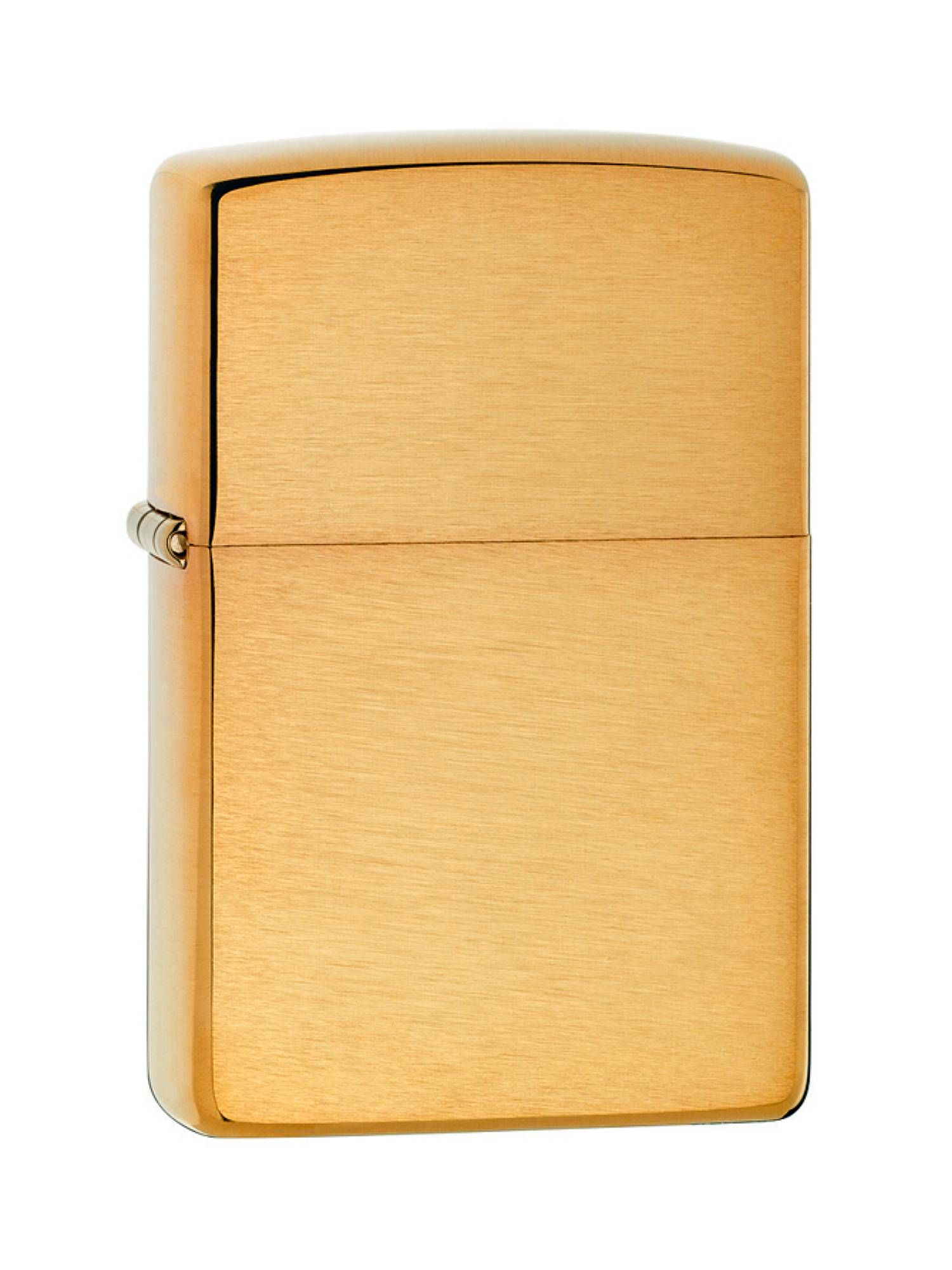 Зажигалка Zippo Brushed Brass Золотистый Матовый