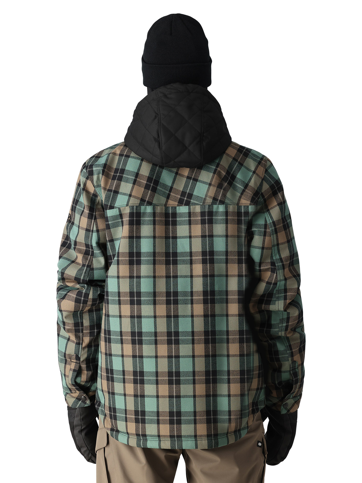 686 Woodland Insulated Cypress Green Black Plaid