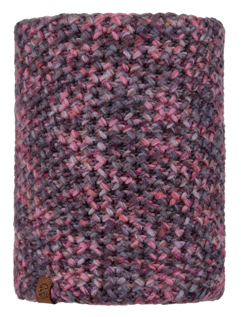 Buff Knitted Fleece Neckwarmer Margo Purple