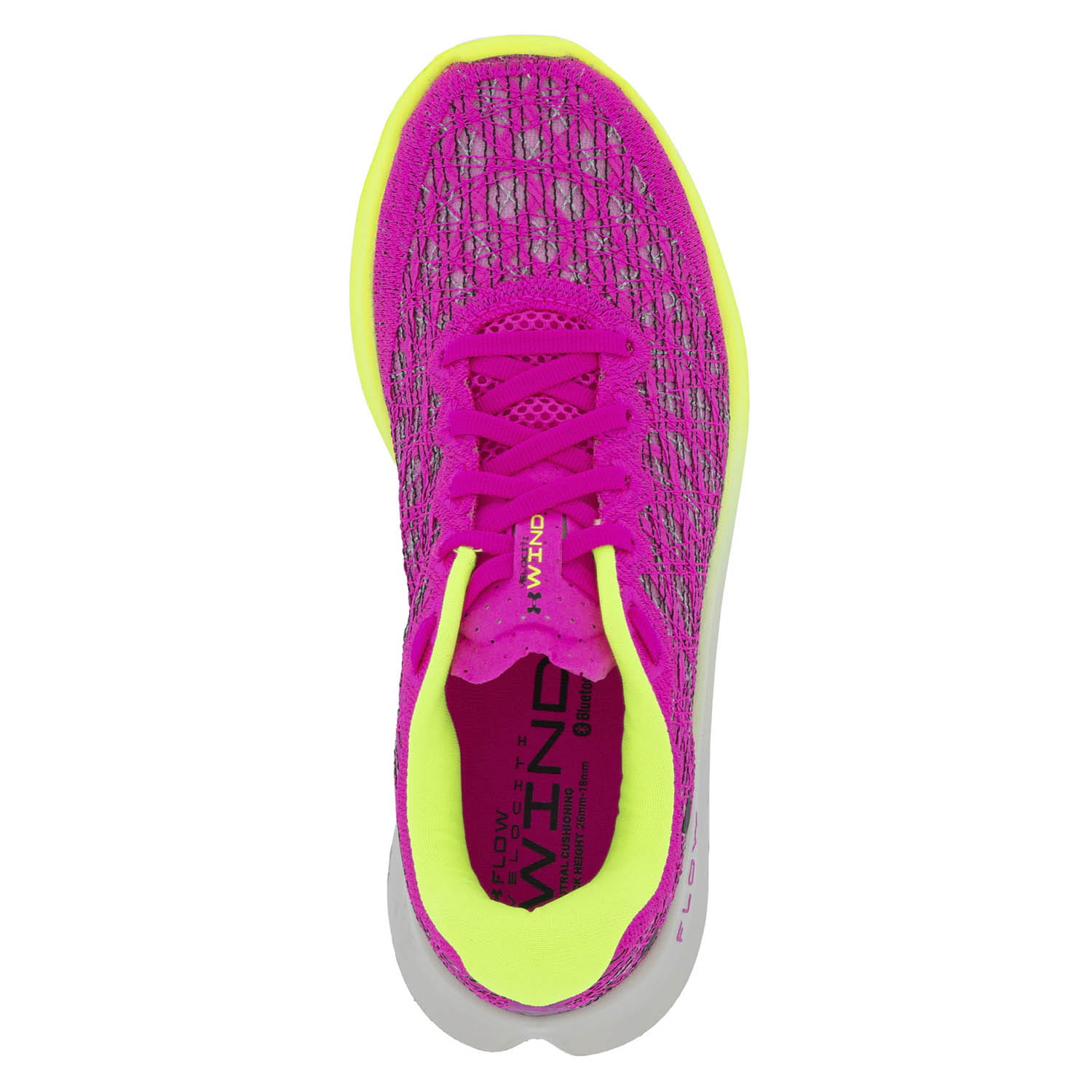 Under Armour Flow Velociti Wind 2 Rebel Pink Lime Surge Black