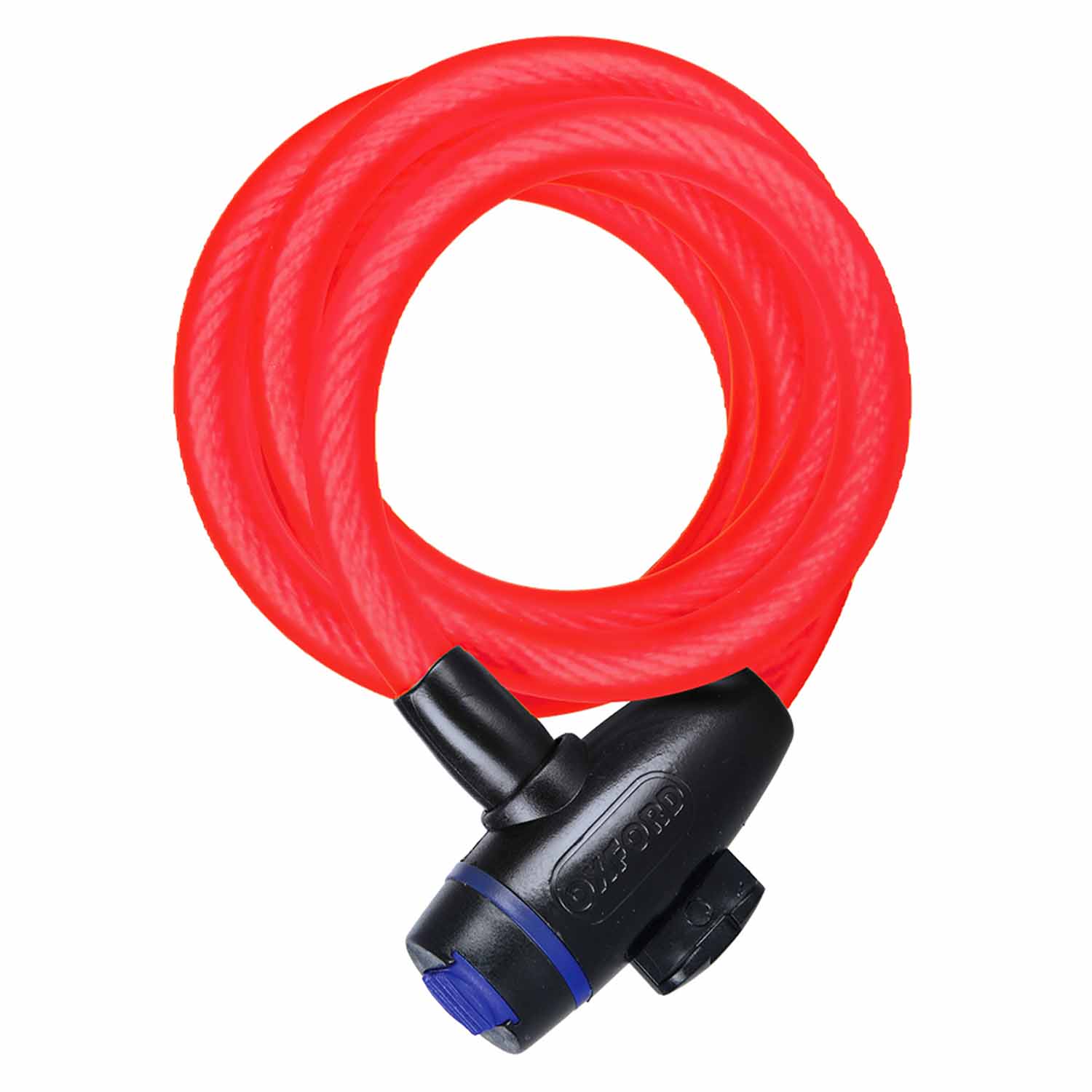 Замок велосипедный Oxford Cable Lock 1,8mх12mm OF249 Red