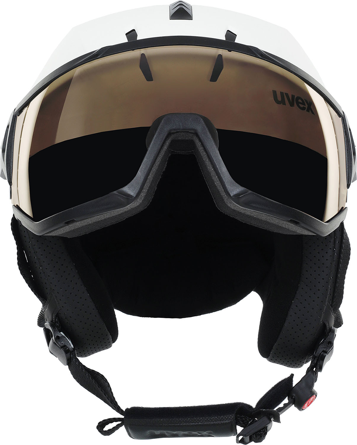 Шлем с визором UVEX Instinct Visor White-Black Matt