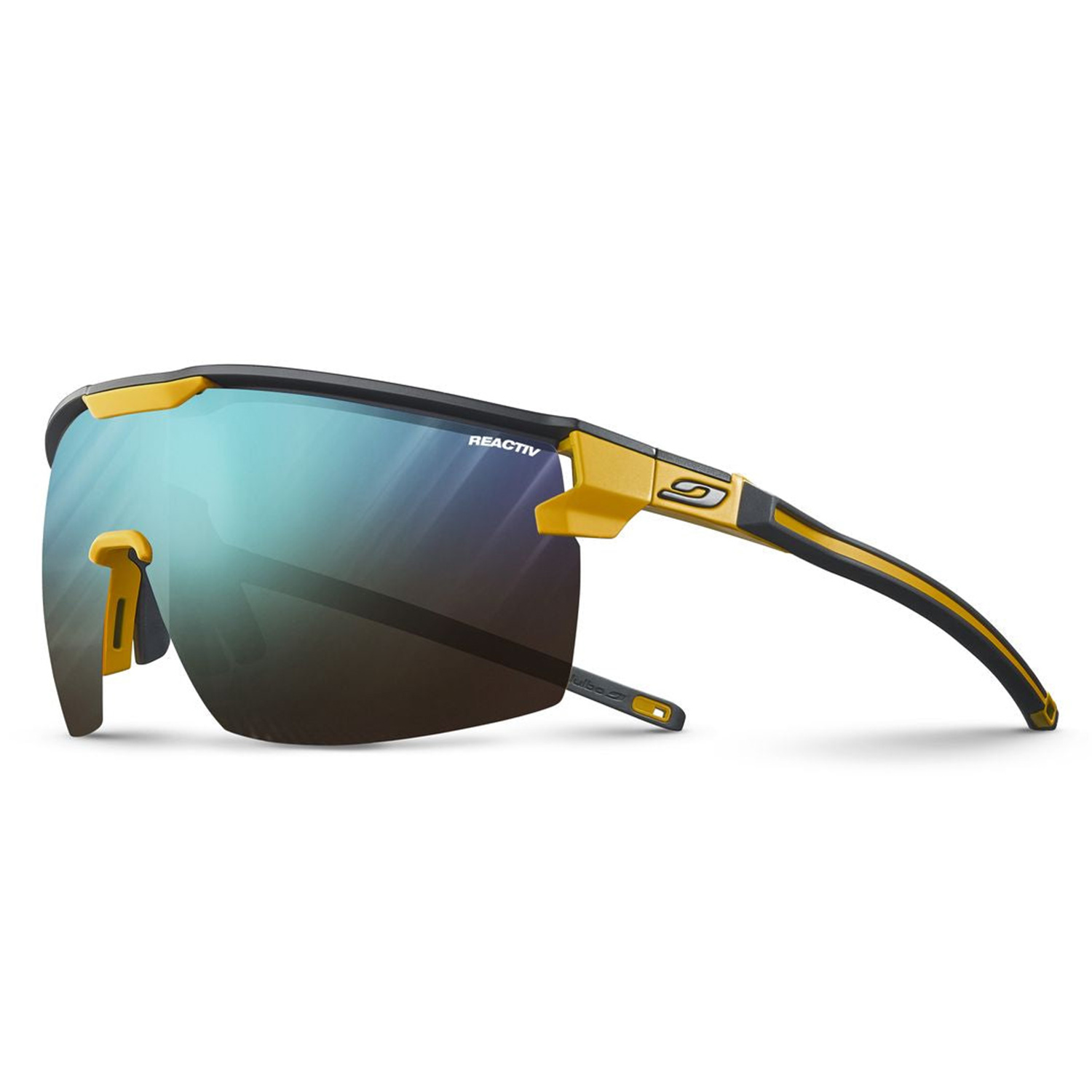 Очки солнцезащитные Julbo Ultimate Cover Yellow/Black/Reactiv S2-4/Yellow/Brown/Blue Flash