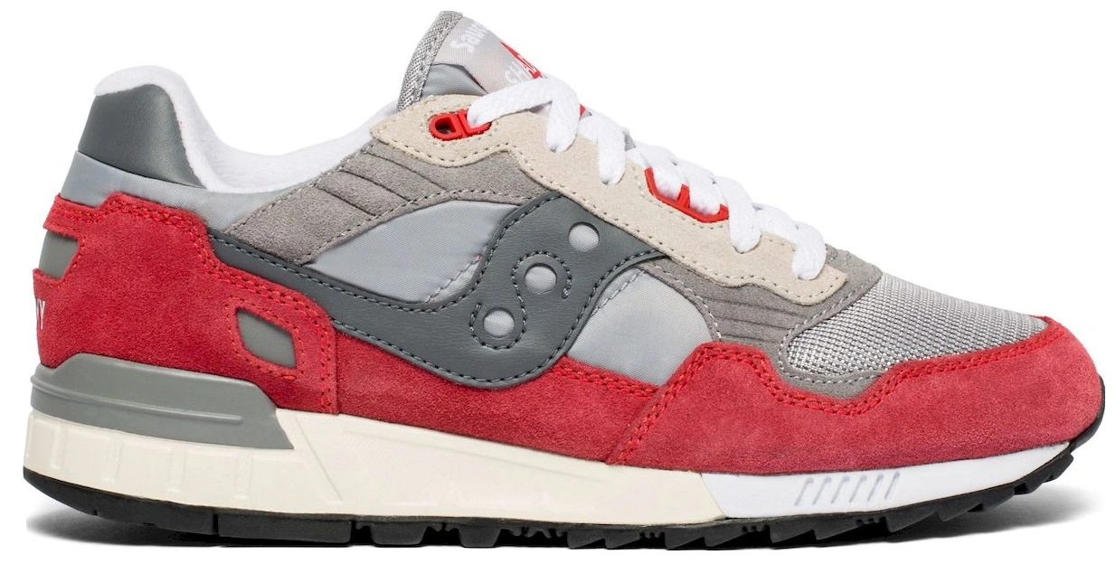 Saucony shadow grey red on sale