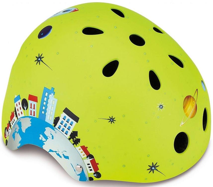 Велошлем Globber Printed Helmet Junior зеленый