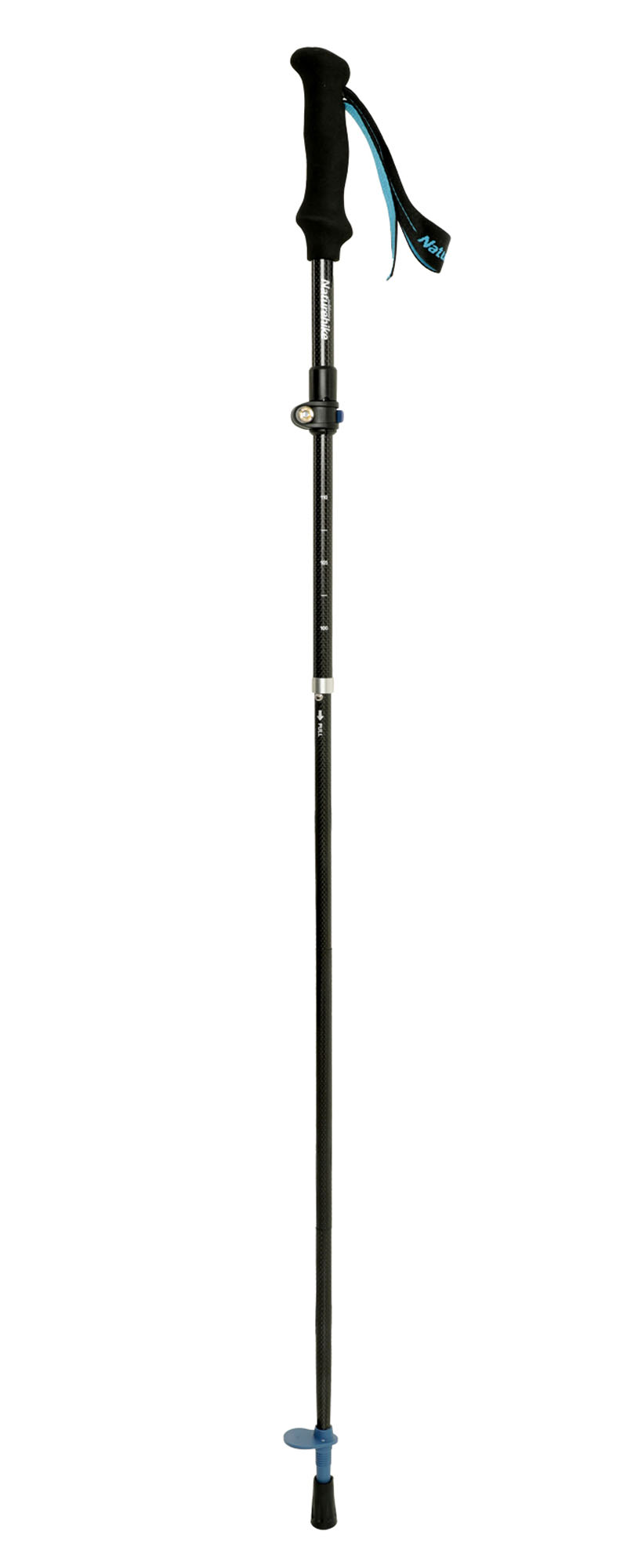 Палка треккинговая Naturehike ST07 all carbon 5-node folding trekking pole Sky Blue