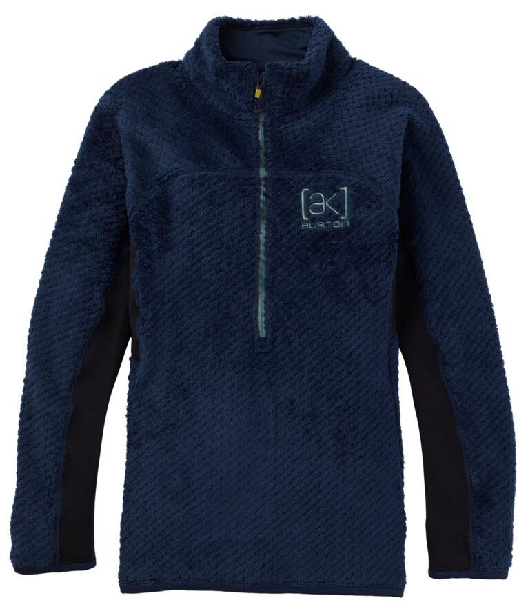 Толстовка BURTON Ak Baker Hi-Loft Quarter-Zip Fleece Dress Blue