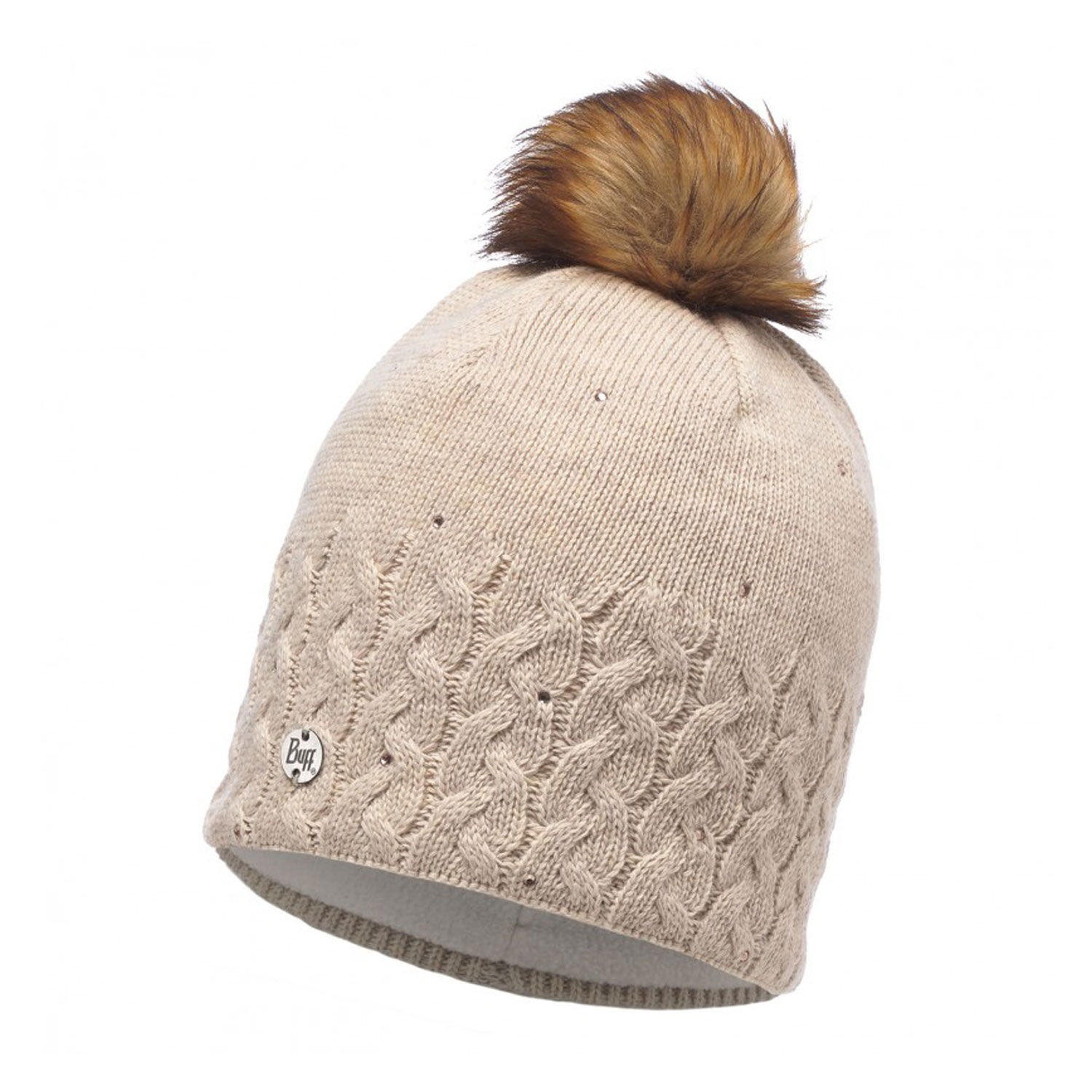 

Шапка Buff Knitted & Polar Hat Elie Beige