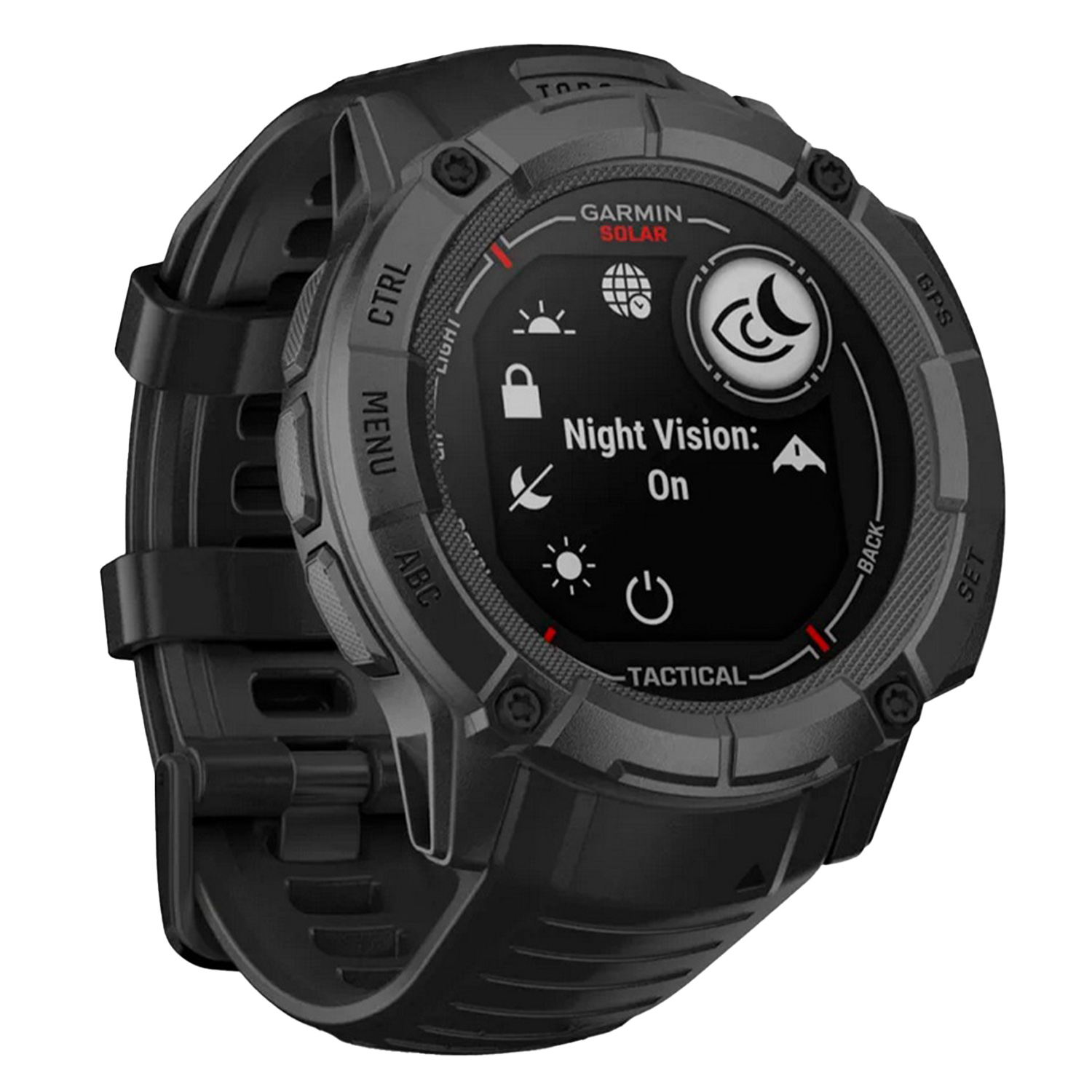 Часы Garmin Garmin Instinct 2X Solar Tactical Edition 50мм Черный