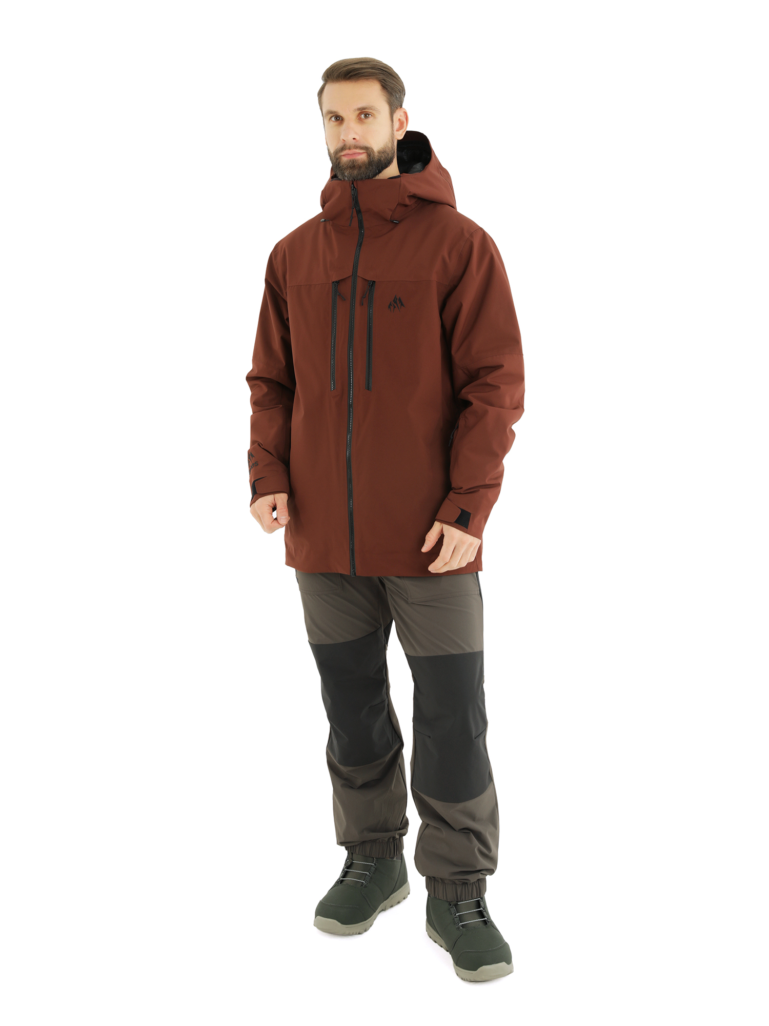 Куртка сноубордическая Jones Mountain Surf Parka Vulcan Red