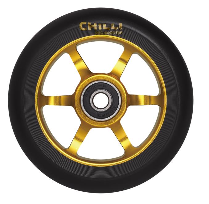 Колесо для самоката Chilli Wheel 3000 - 100 mm Gold