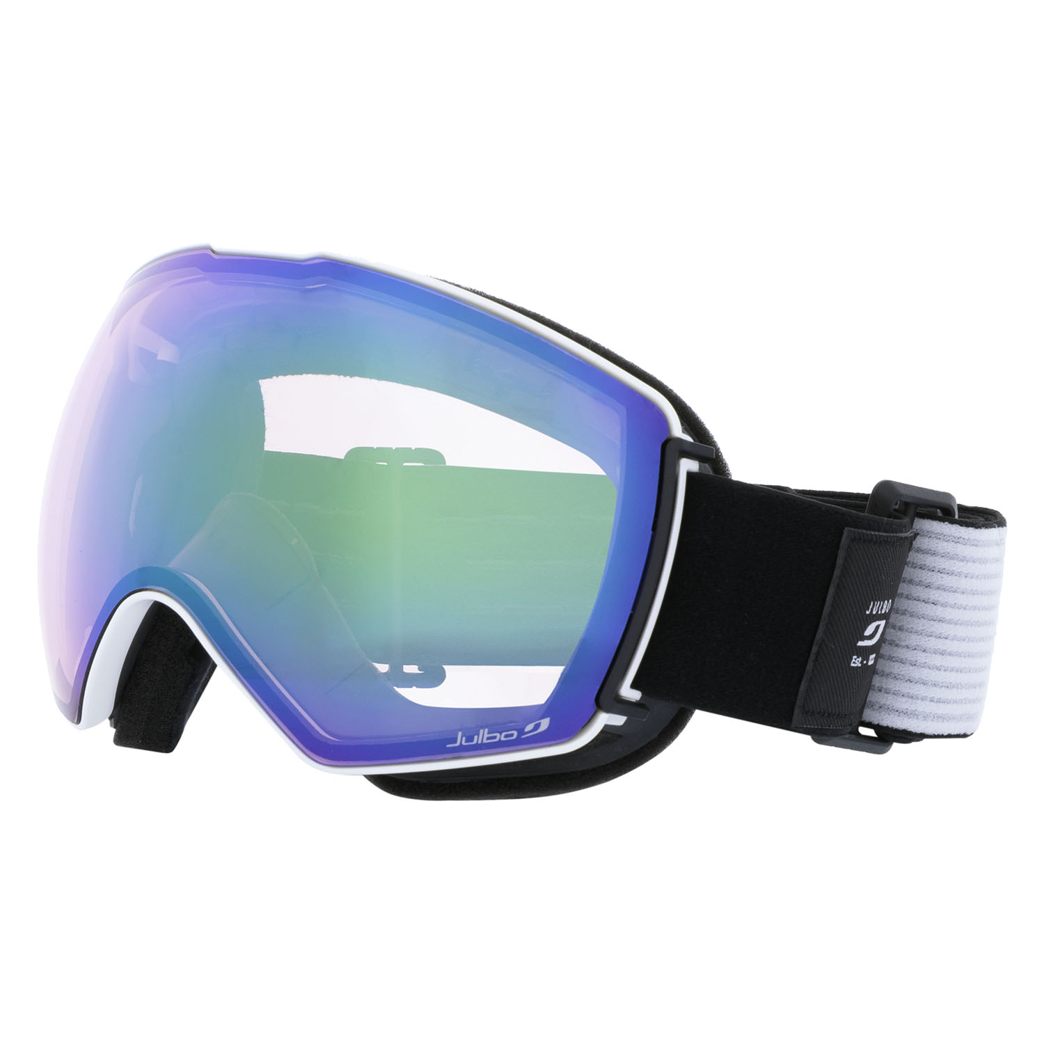 Маска горнолыжная Julbo Light Year Reactiv S1-3 White/Black/Green Flash