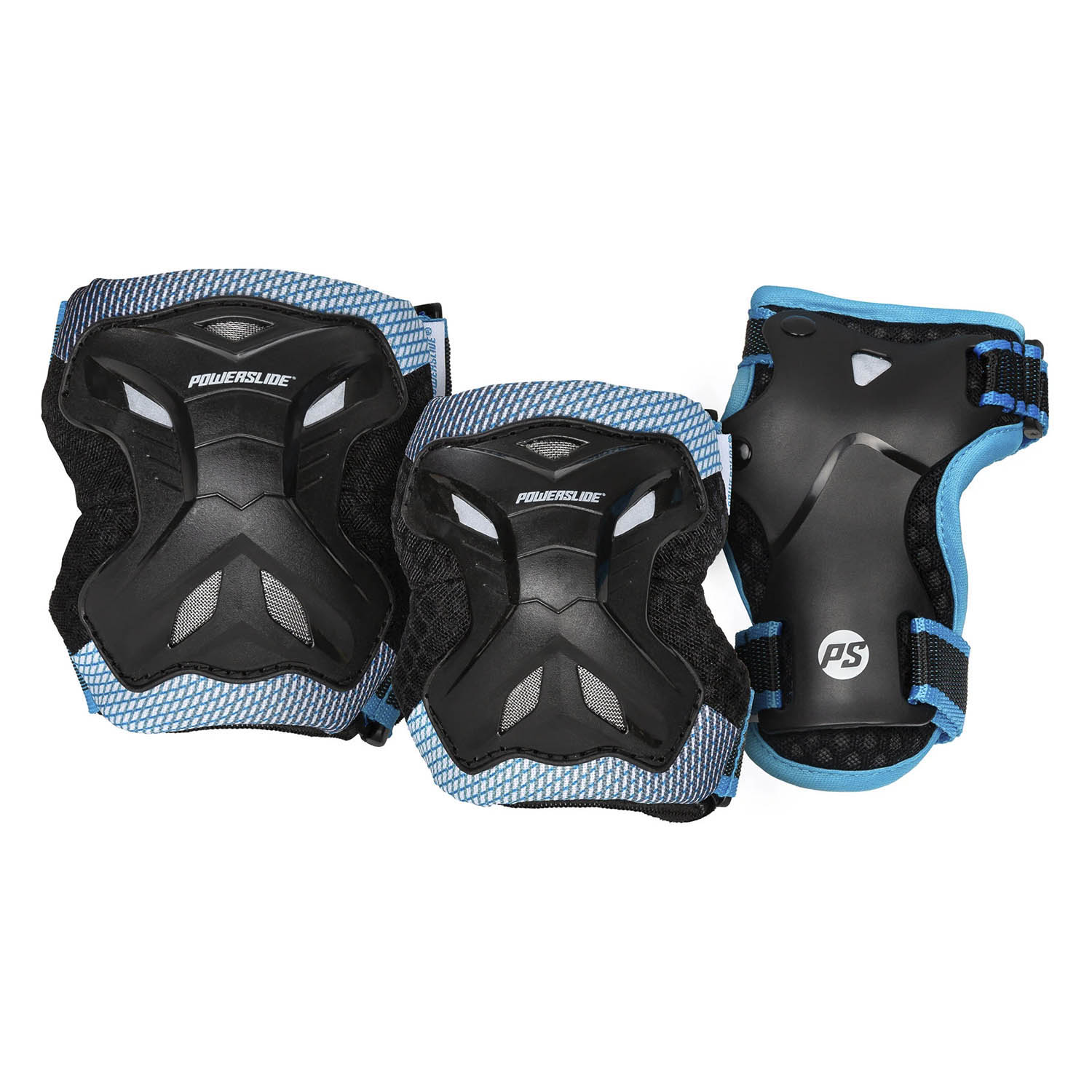 Защита для роликов (3 элемента) Powerslide Kids Pro Boys Set Black/Blue