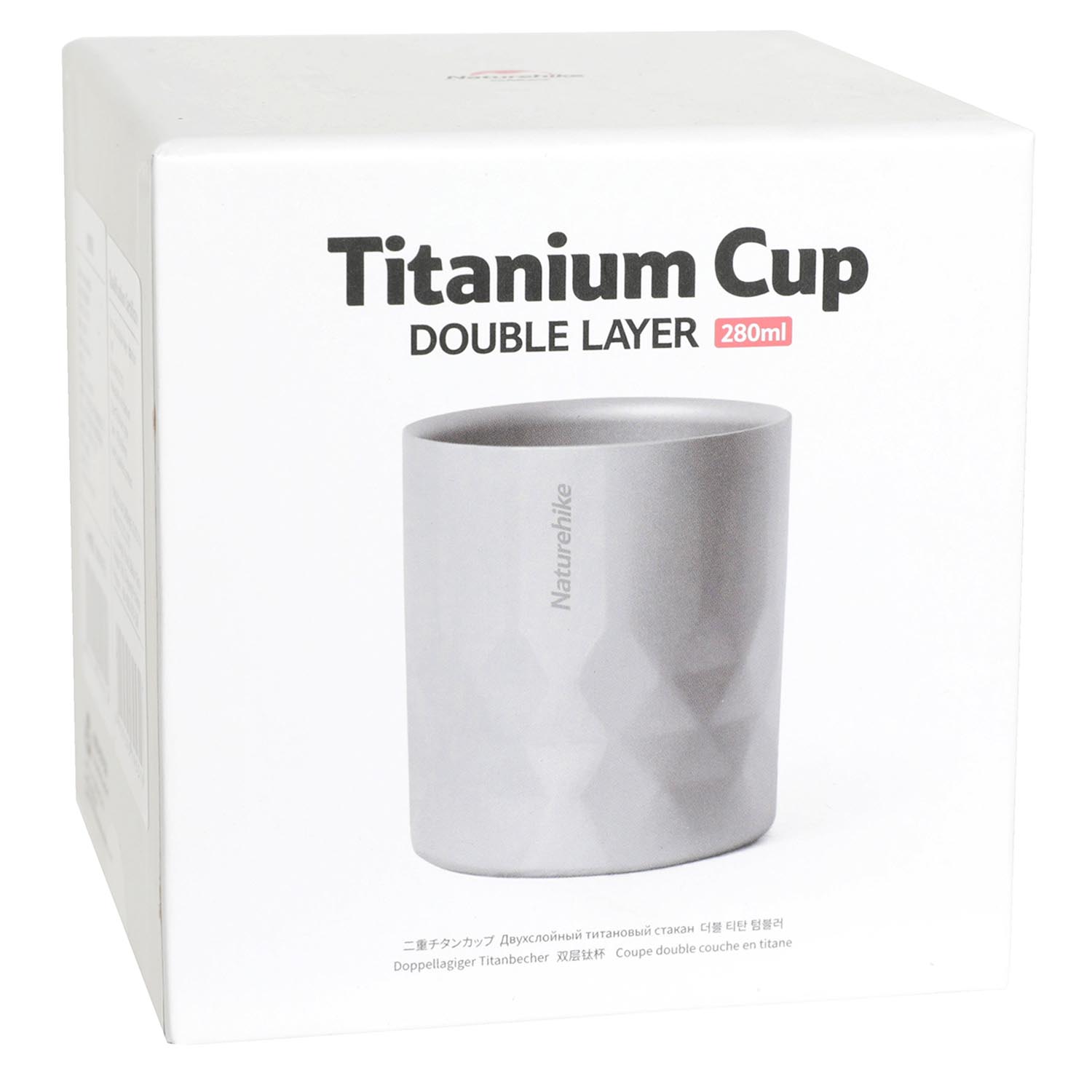 Кружка Naturehike Double-Layer Titanium Cup 280 ml