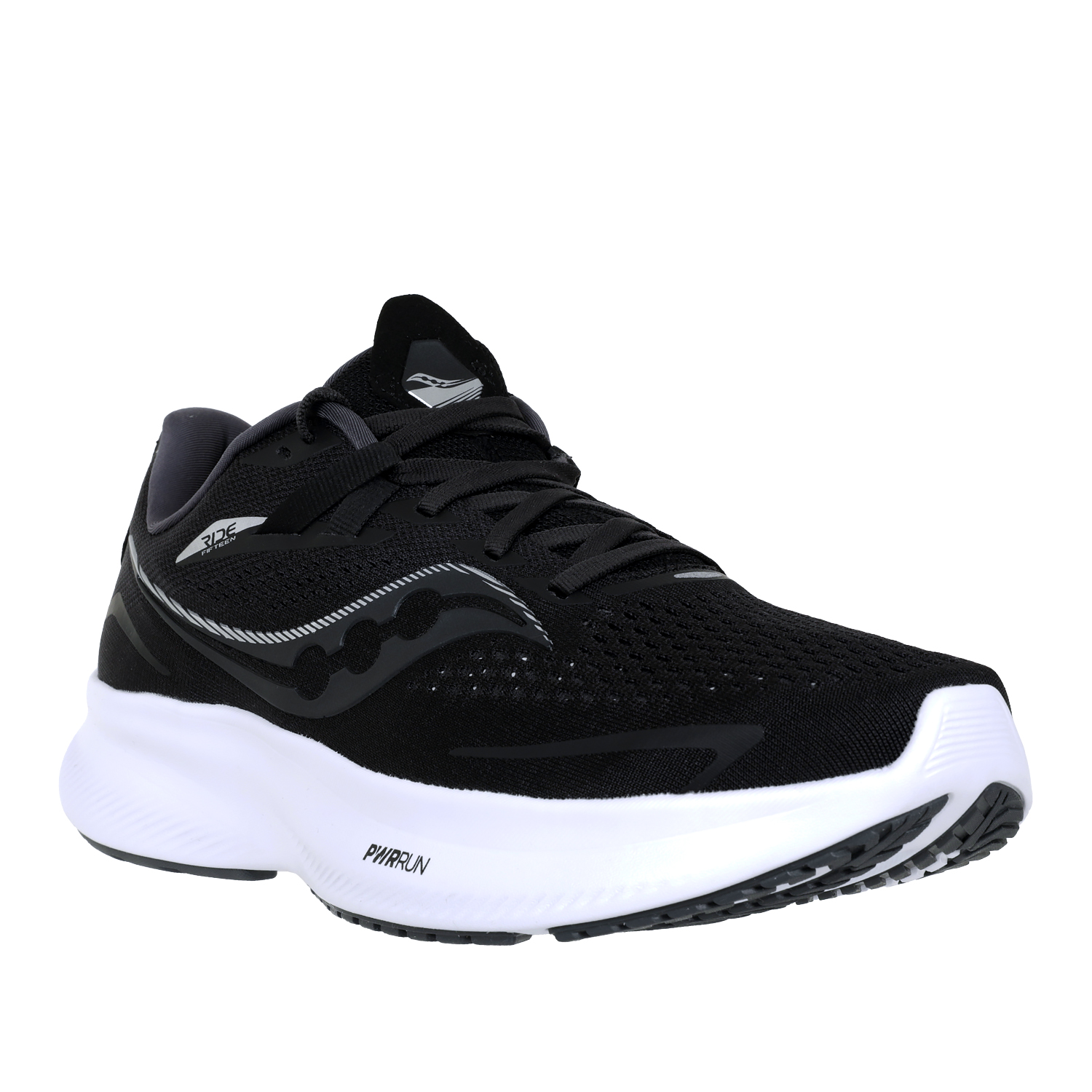 Saucony Ride 15 Black White