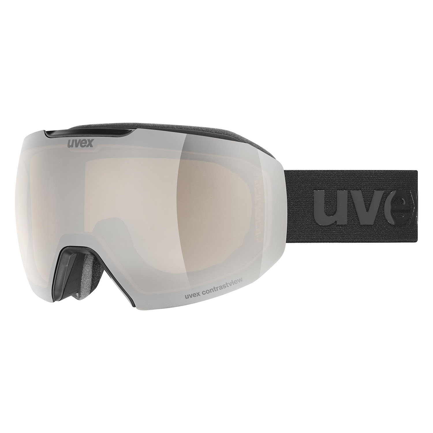 Маска горнолыжная UVEX Epic Attract Black Dl/Fm Silver-Yellow