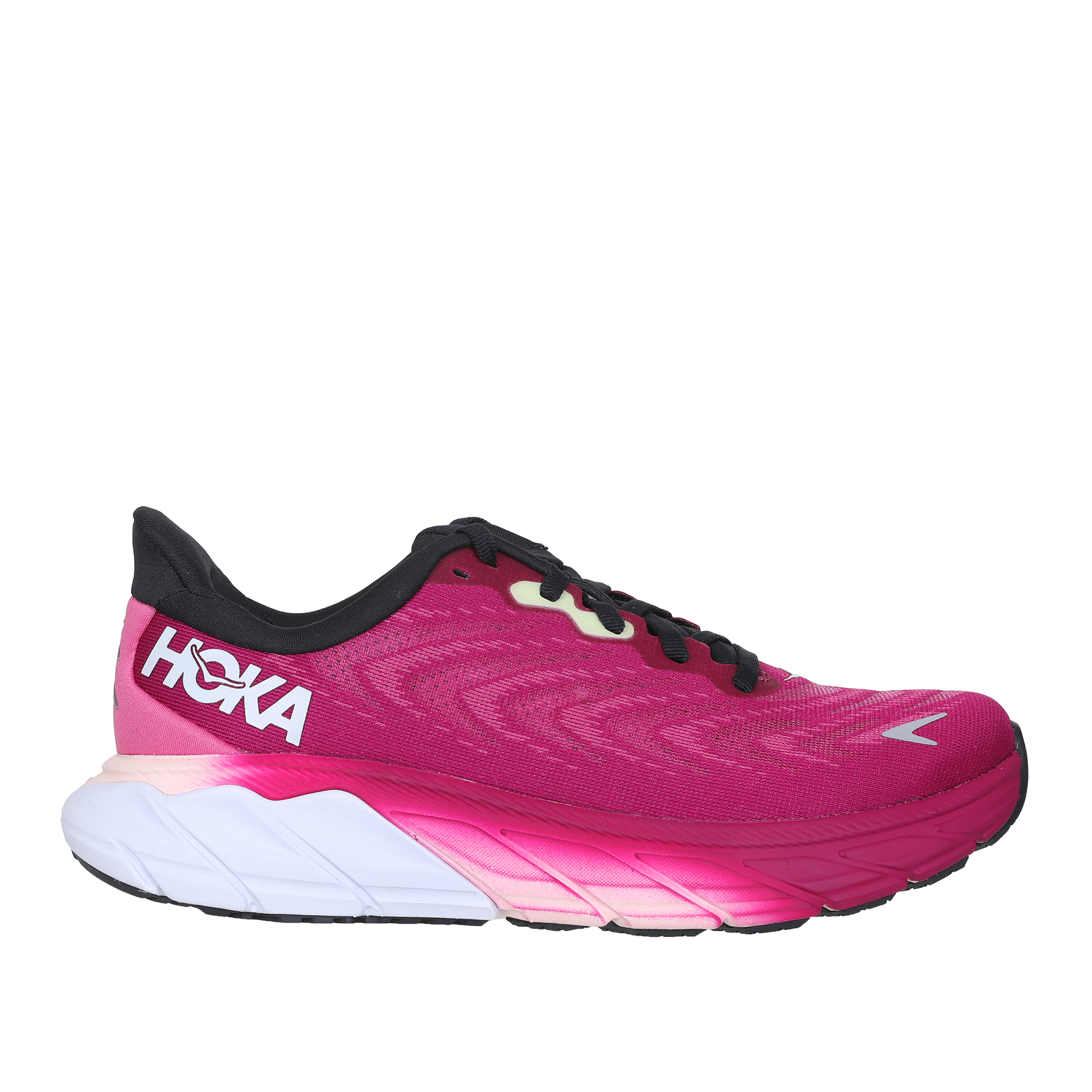 Hoka Arahi 6 Festival Fuchsia Ibis Rose