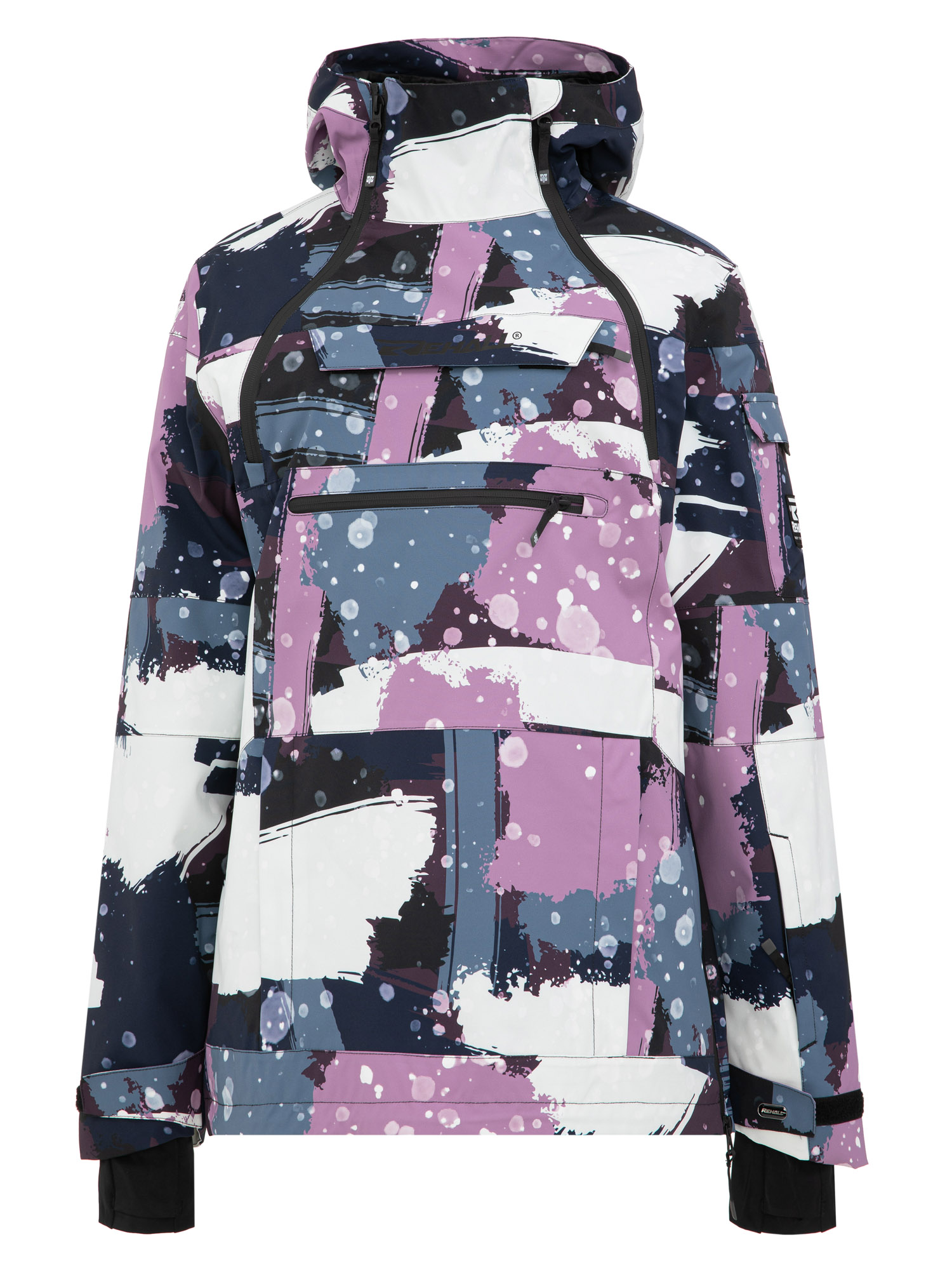 Куртка сноубордическая Анорак Rehall Vie-R Camo Abstract Lavender