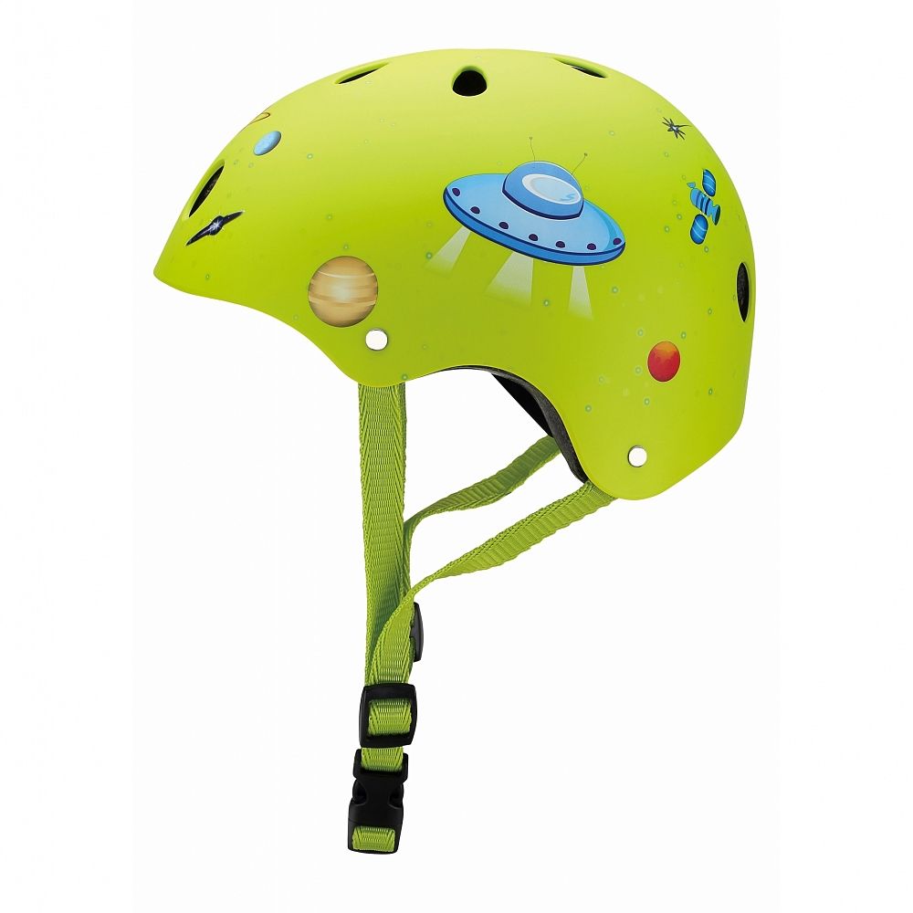 Велошлем Globber Printed Helmet Junior зеленый