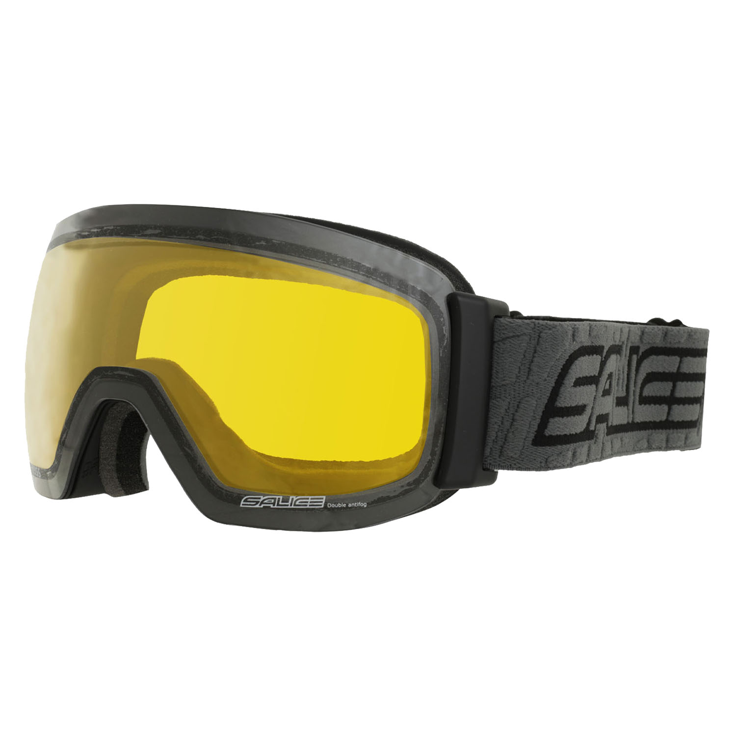 Маска горнолыжная OTG Salice 104DAF Black Charcoal/Da Yellow S1