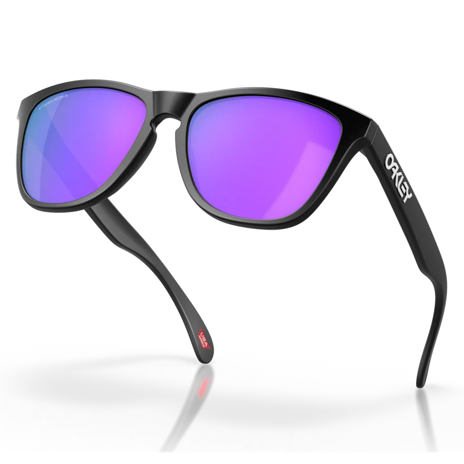 Очки солнцезащитные Oakley Frogskins Matte Black/Prizm Violet