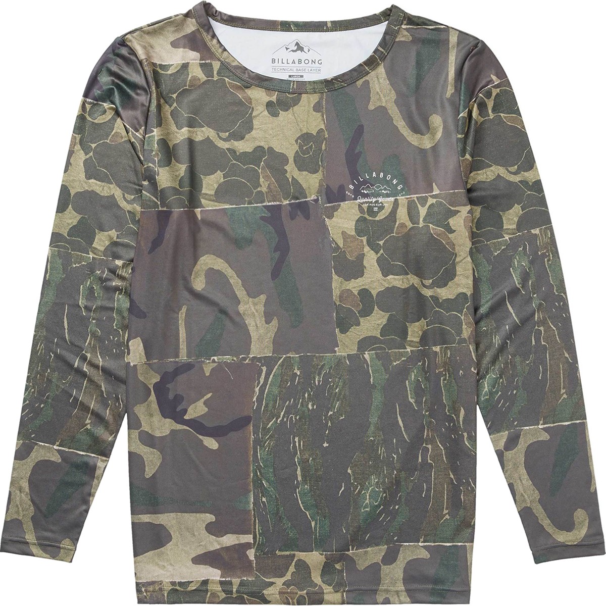 

Футболка С Дл. Рукавом Billabong 2017-18 Operator Tech Tee Ls Camo