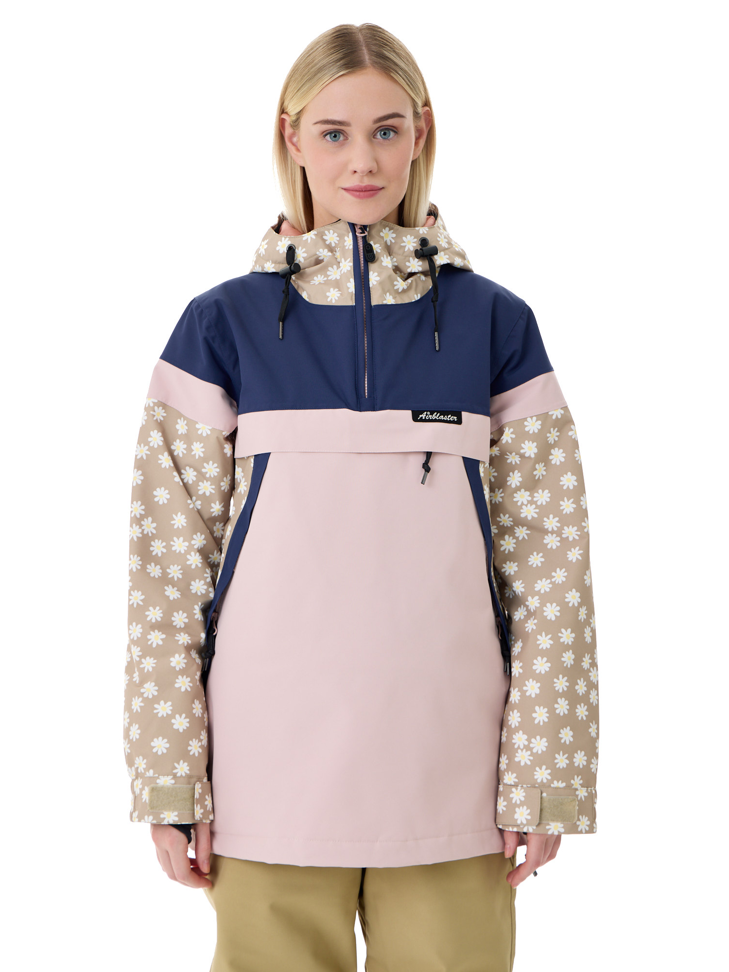 Куртка сноубордическая Анорак AIRBLASTER Lady Trenchover Tan Daisy