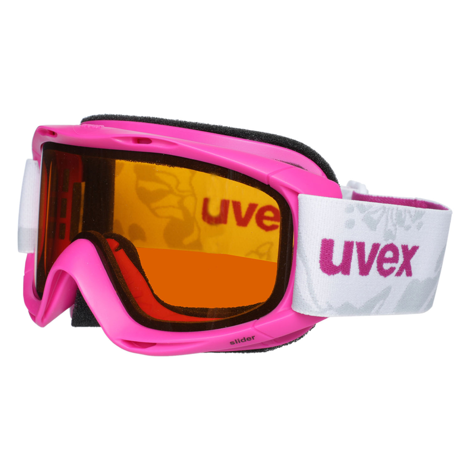 Маска горнолыжная UVEX Slider LGL S1 Pink/Lasergold Lite