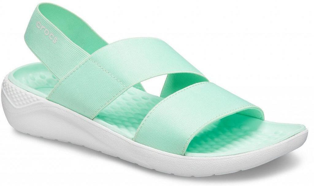 Сандалии Crocs LiteRide Stretch Sandal W Neo Mint/Almost White