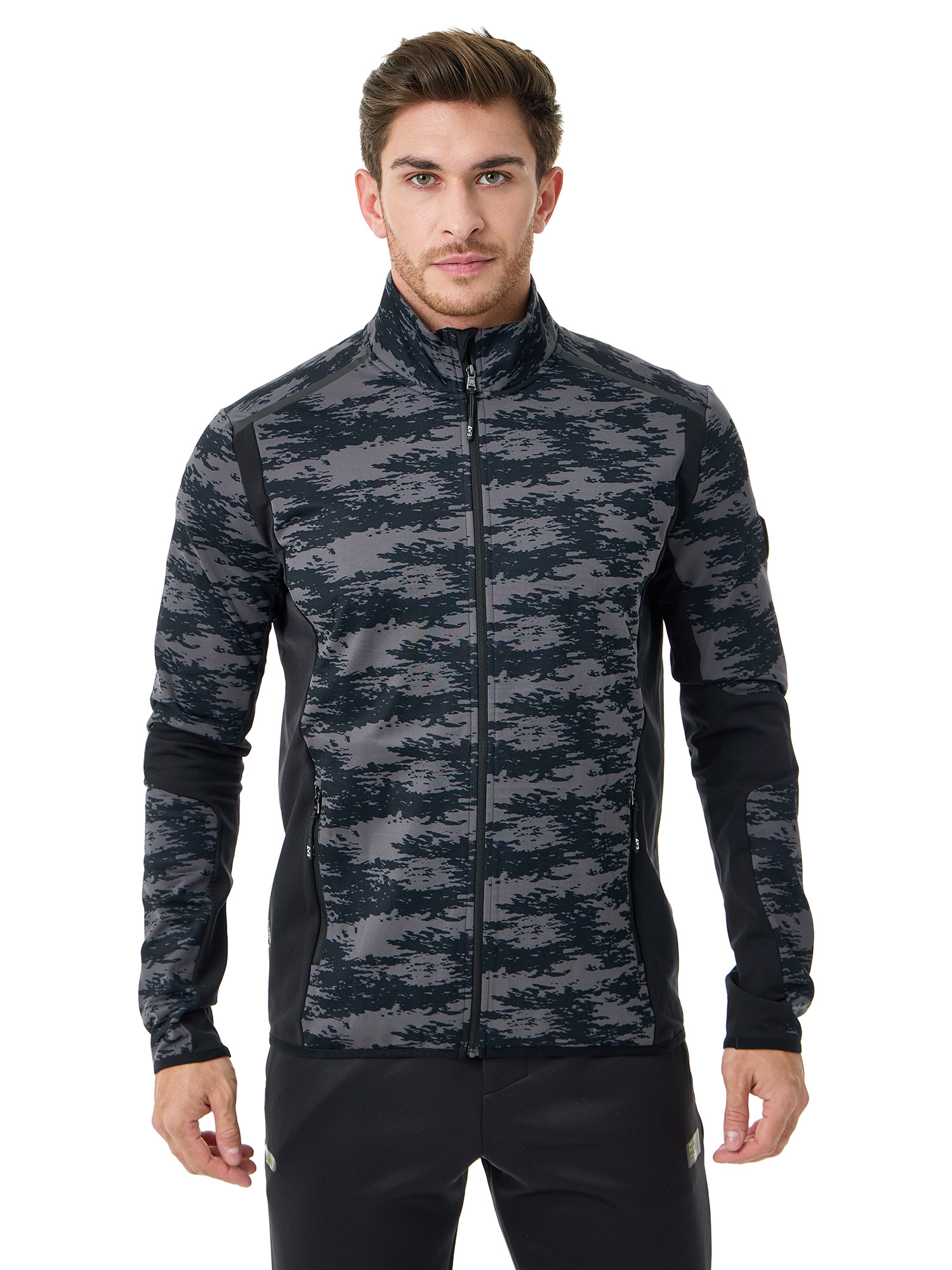 Джемпер EA7 Emporio Armani Ski Kitzbuhel Powerstretch T-Top FZ 2 Grey Camou