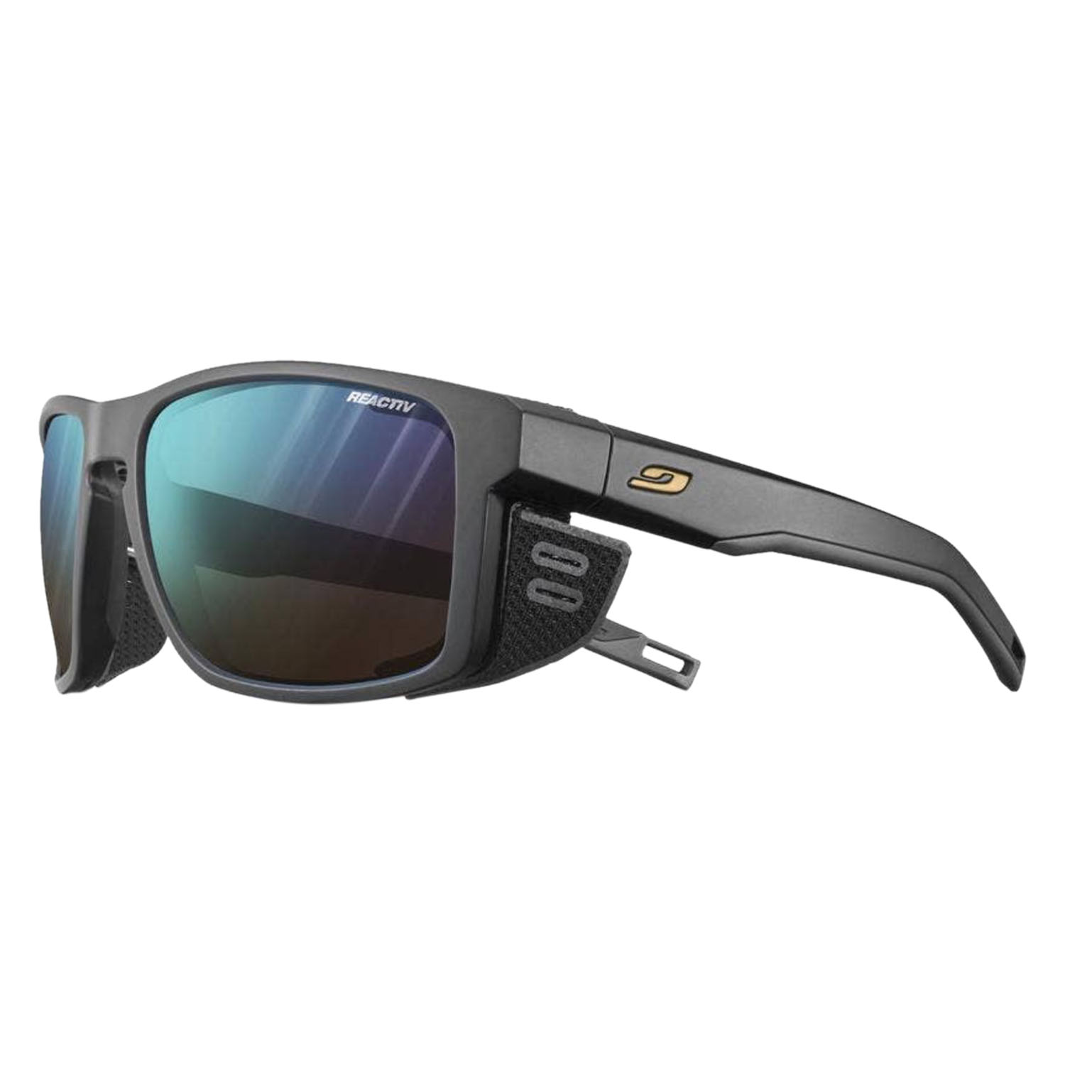 Очки солнцезащитные Julbo Shield Black/Reactiv Performance S2-4/Yellow/Brown/Blue Flash