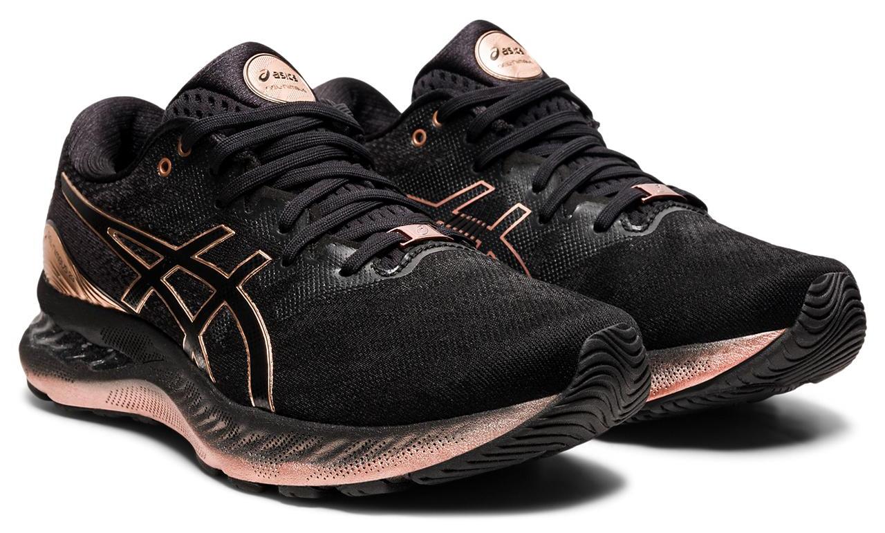 Asics Gel Nimbus 23 Platinum Black Rose Gold