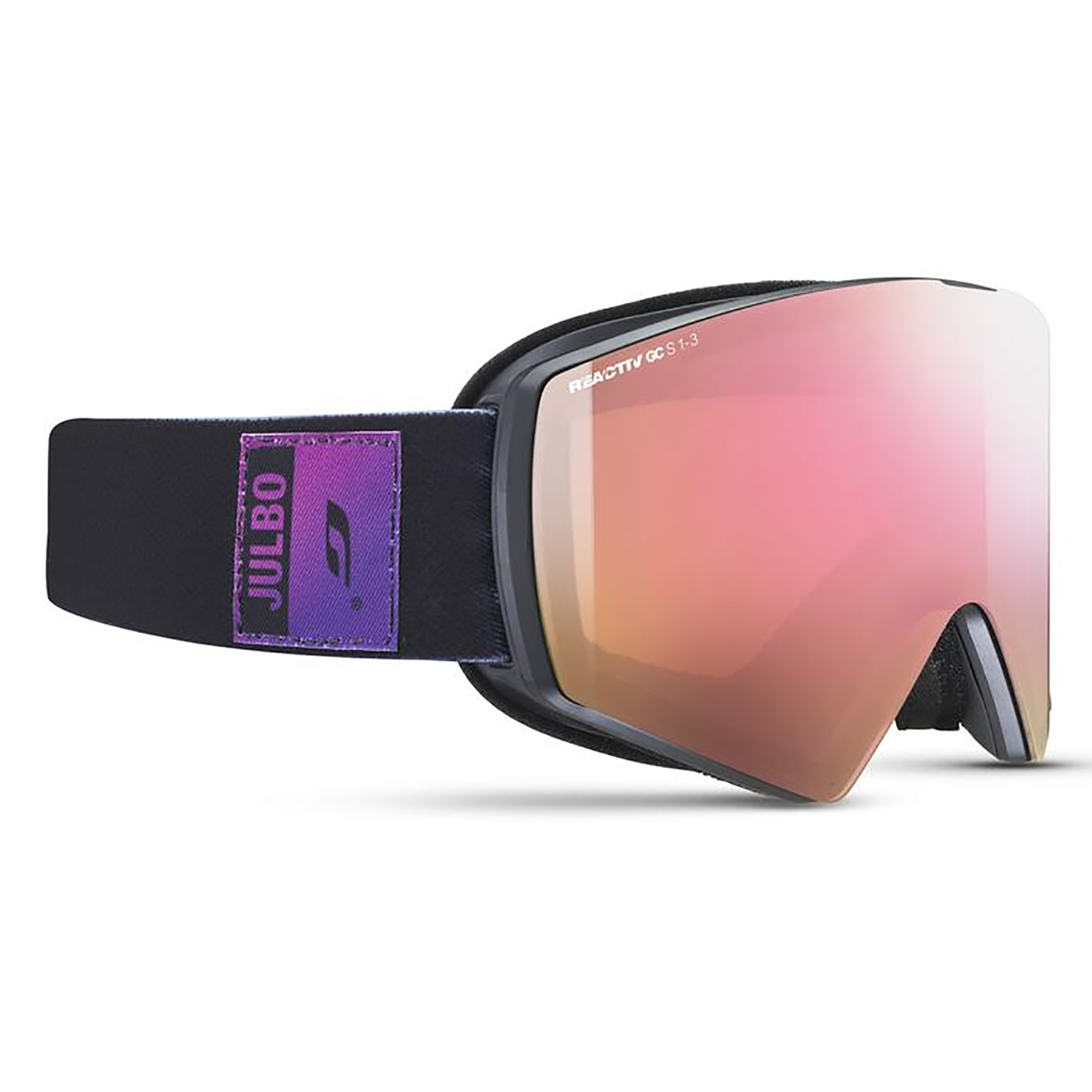 Маска горнолыжная Julbo Razor Edge Reactiv S1-3 Black/Purple/Pink Flash