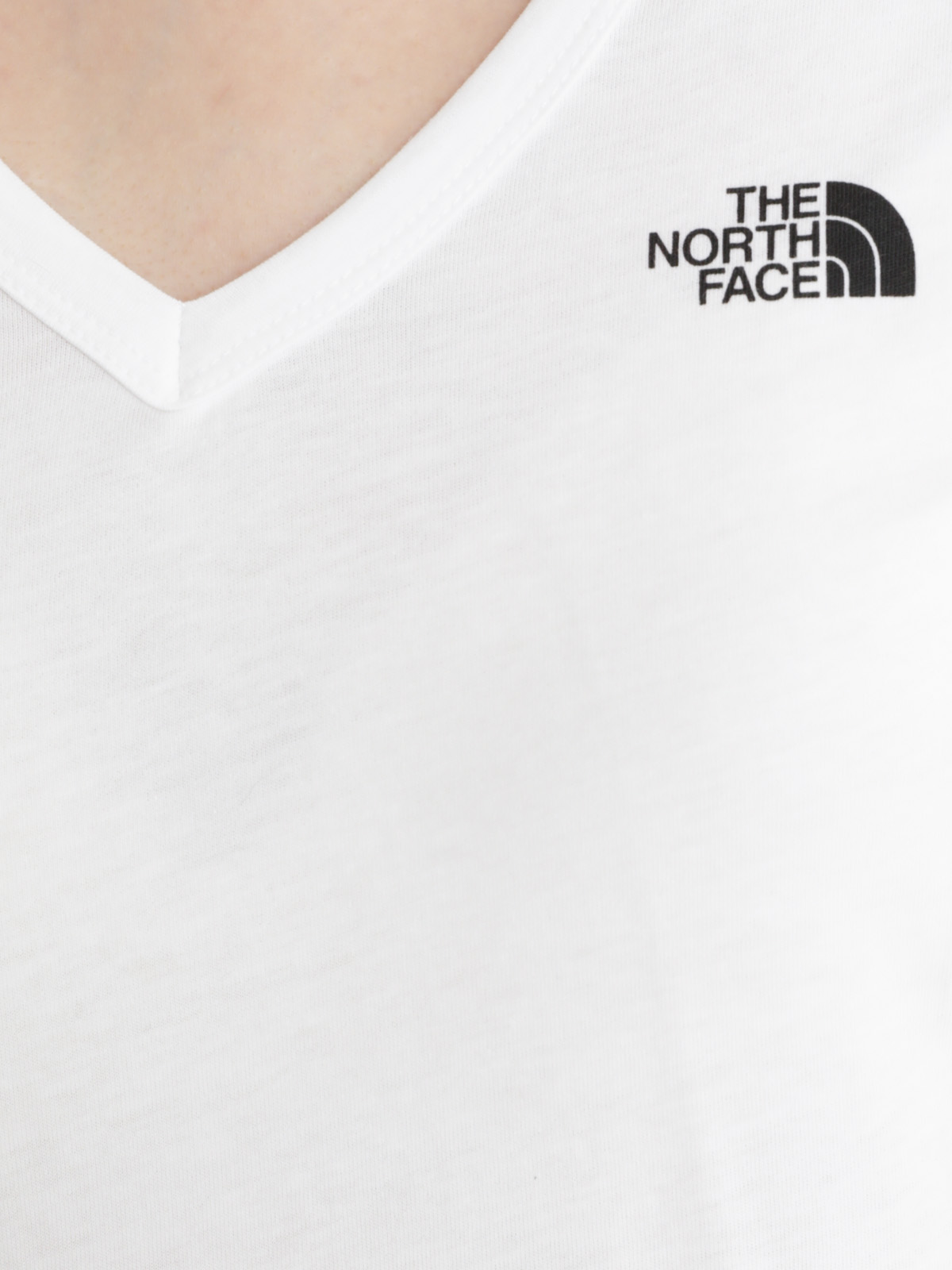 The North Face S S Simple Dome TNF White TNF Black