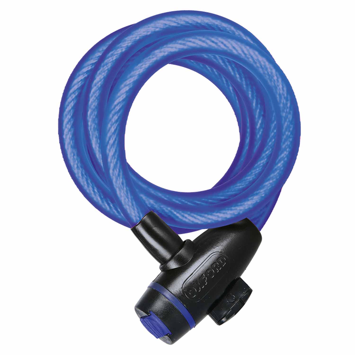 Замок велосипедный Oxford Cable Lock 1,8mх12mm OF245 Blue