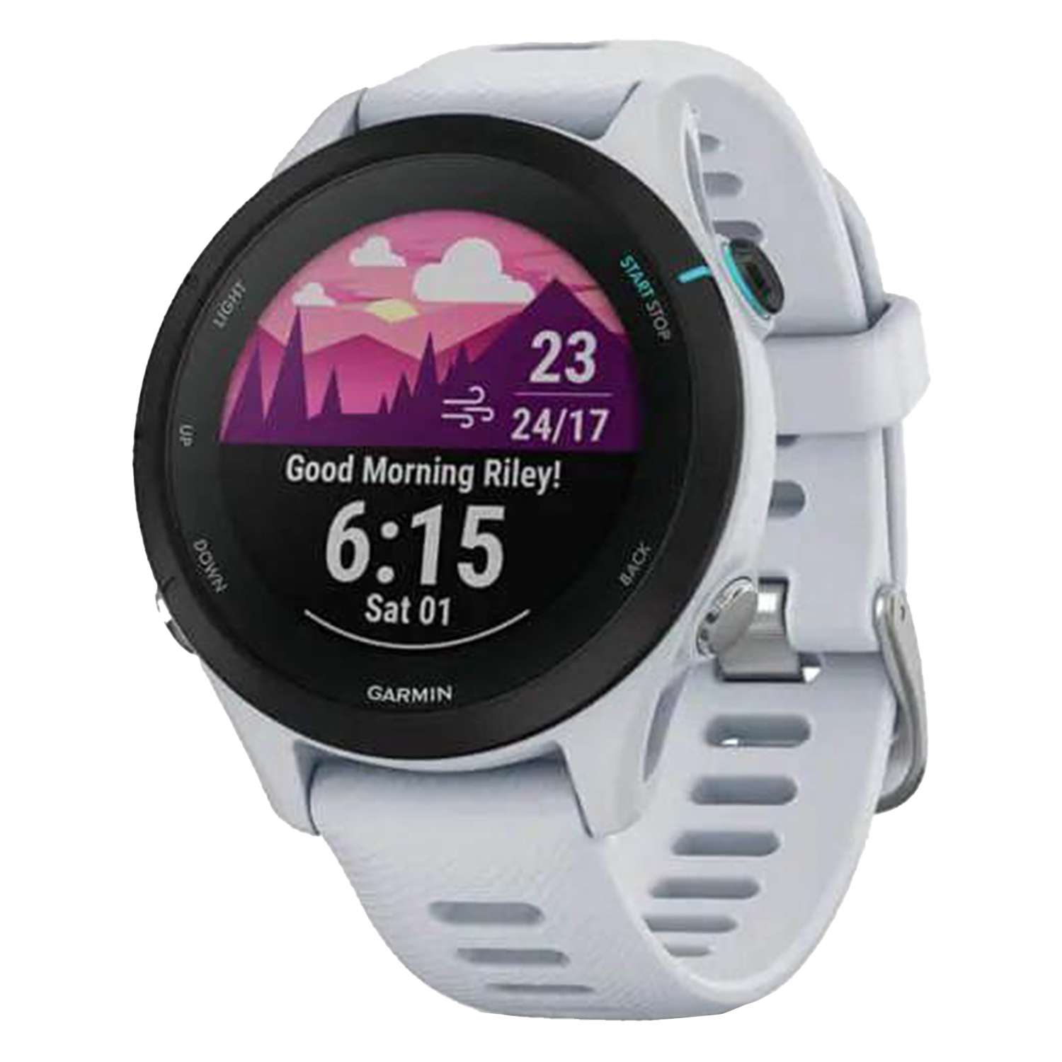 Часы Garmin Forerunner 255S Music Whitestone 41мм Белый