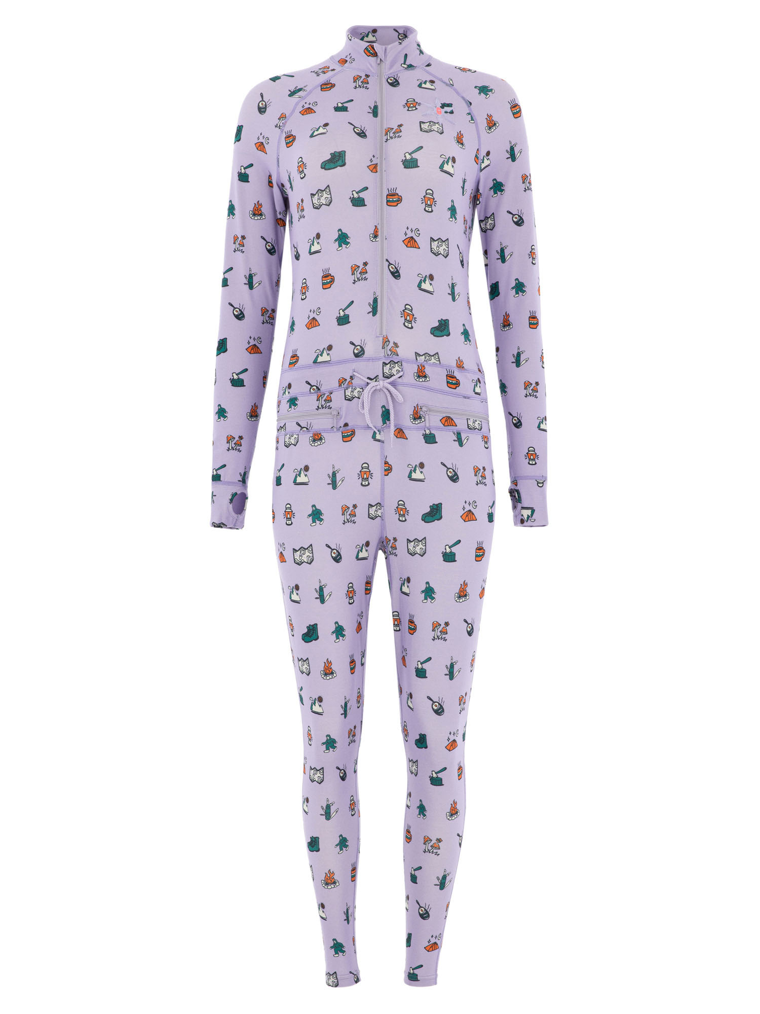 AIRBLASTER Women s Hoodless Ninja Suit Lav Camp Print